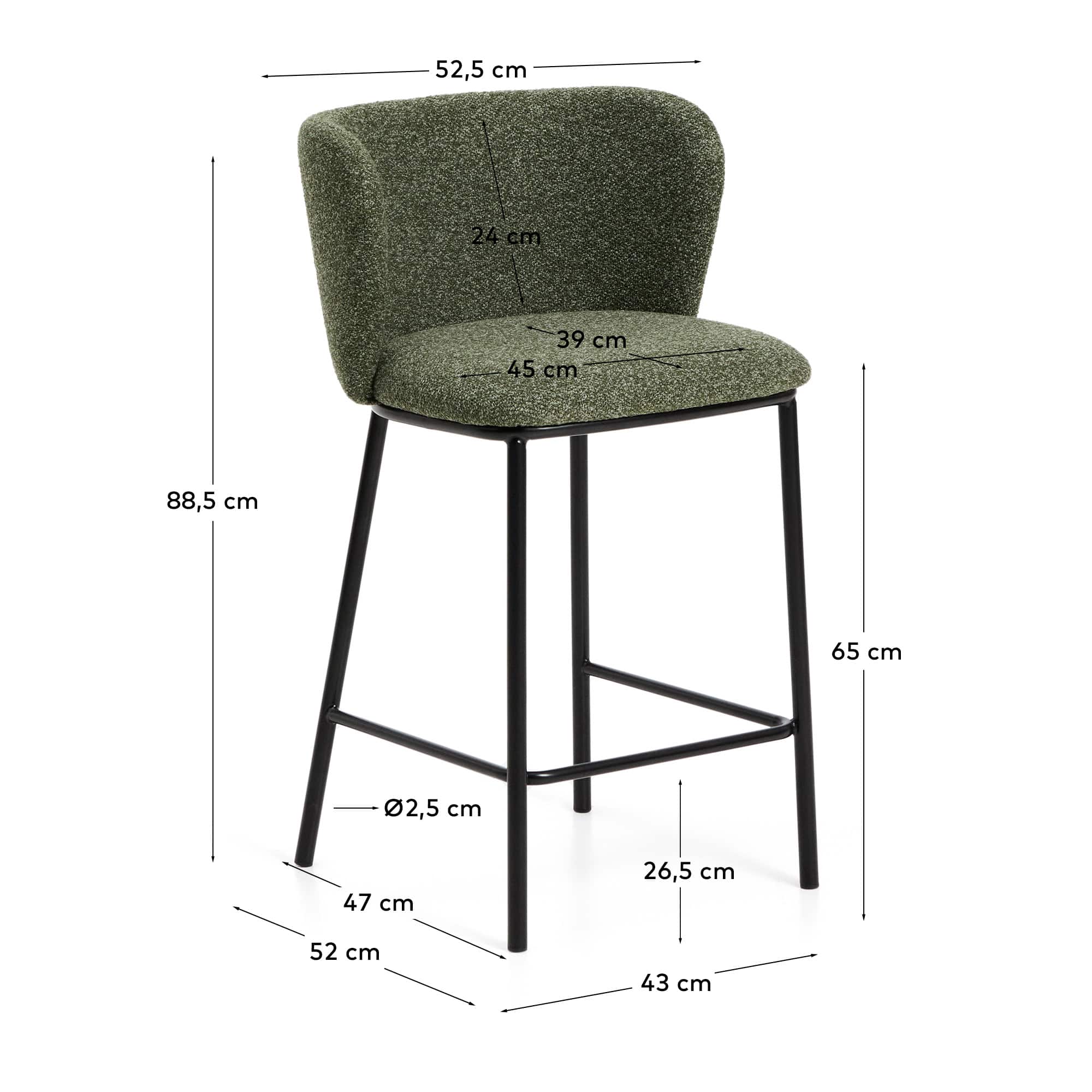 KAVE HOME Hocker CISELIA