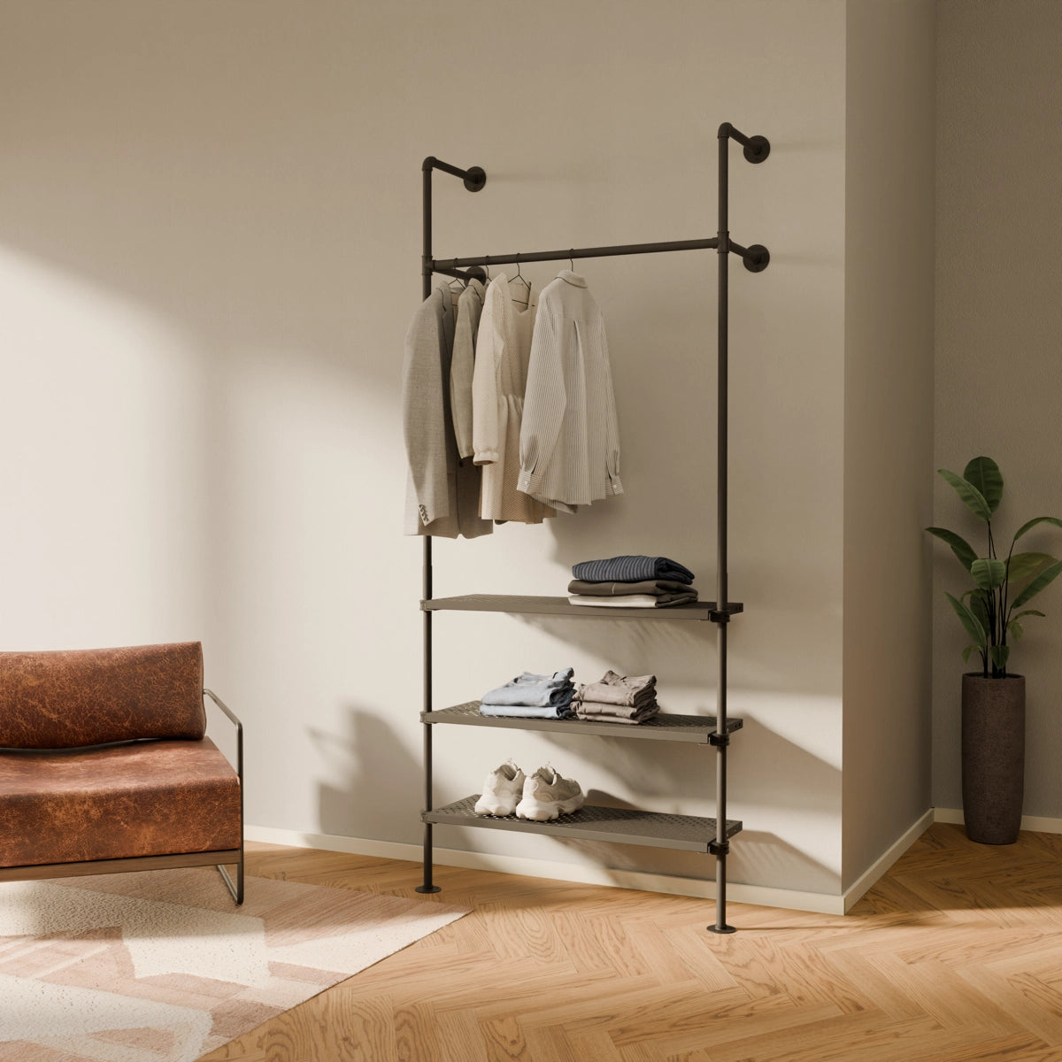 PAMO DESIGN Kleiderstangensystem KIM 1 METAL