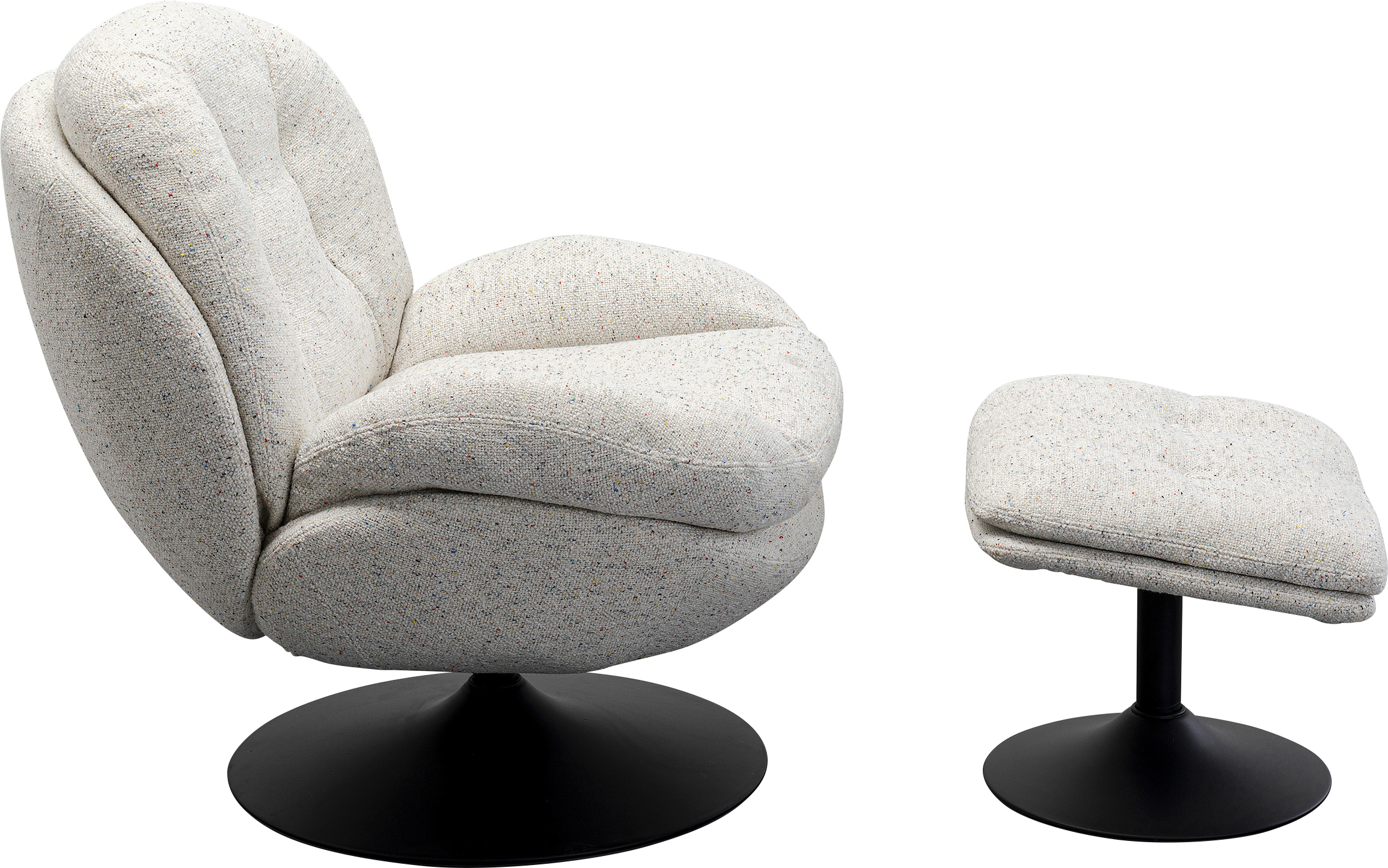 KARE Sessel mit Hocker STANFORD KARE Sessel mit Hocker STANFORD