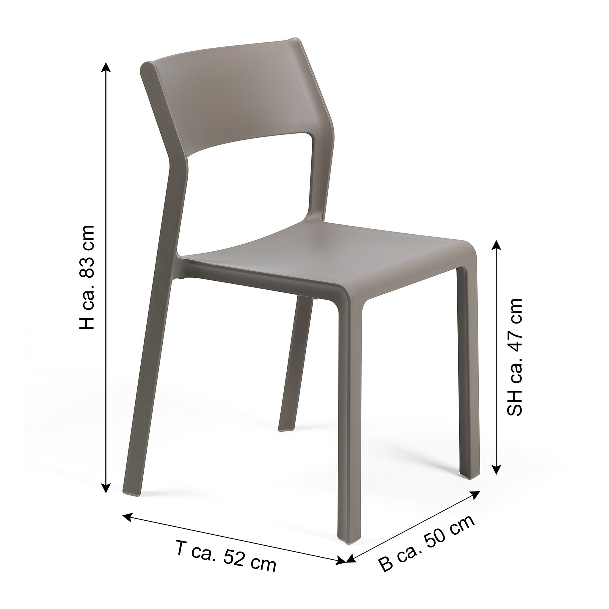 NARDI Gartenstuhl TRILL BISTROT