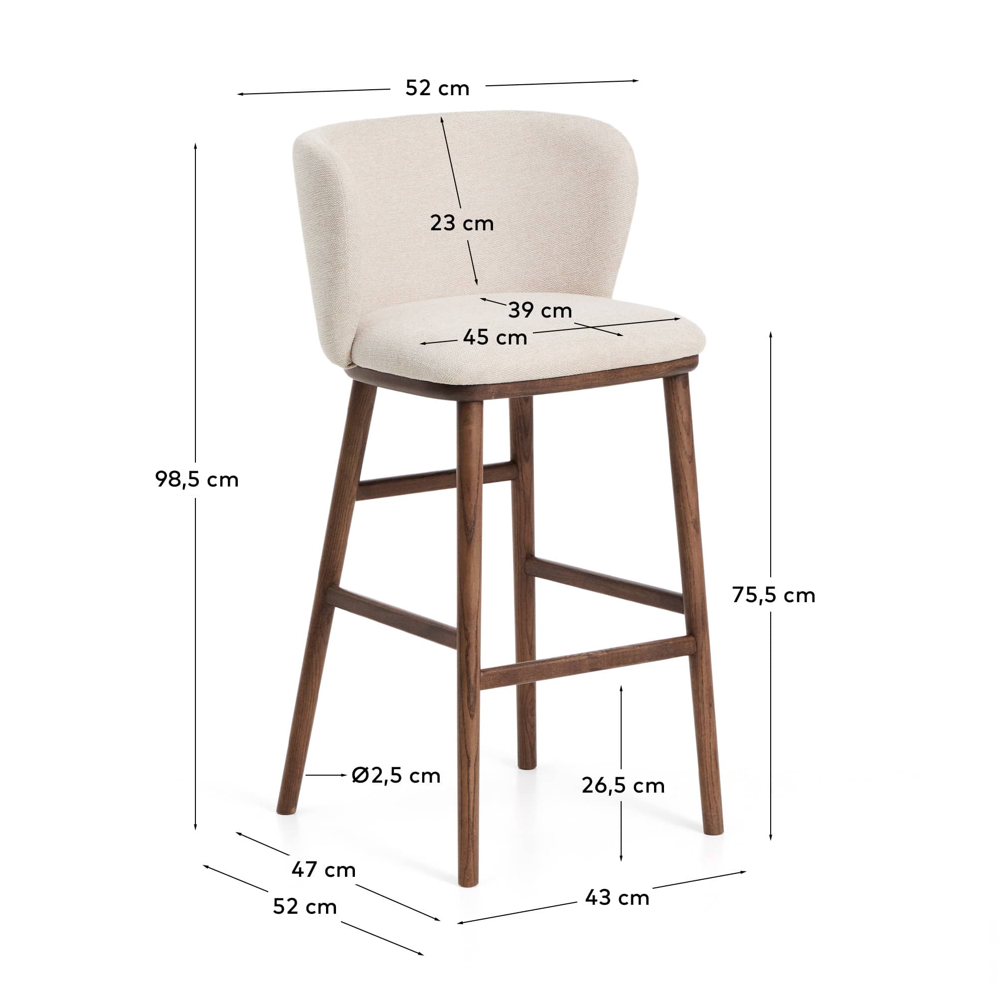 Kave Home CISELIA bar stool