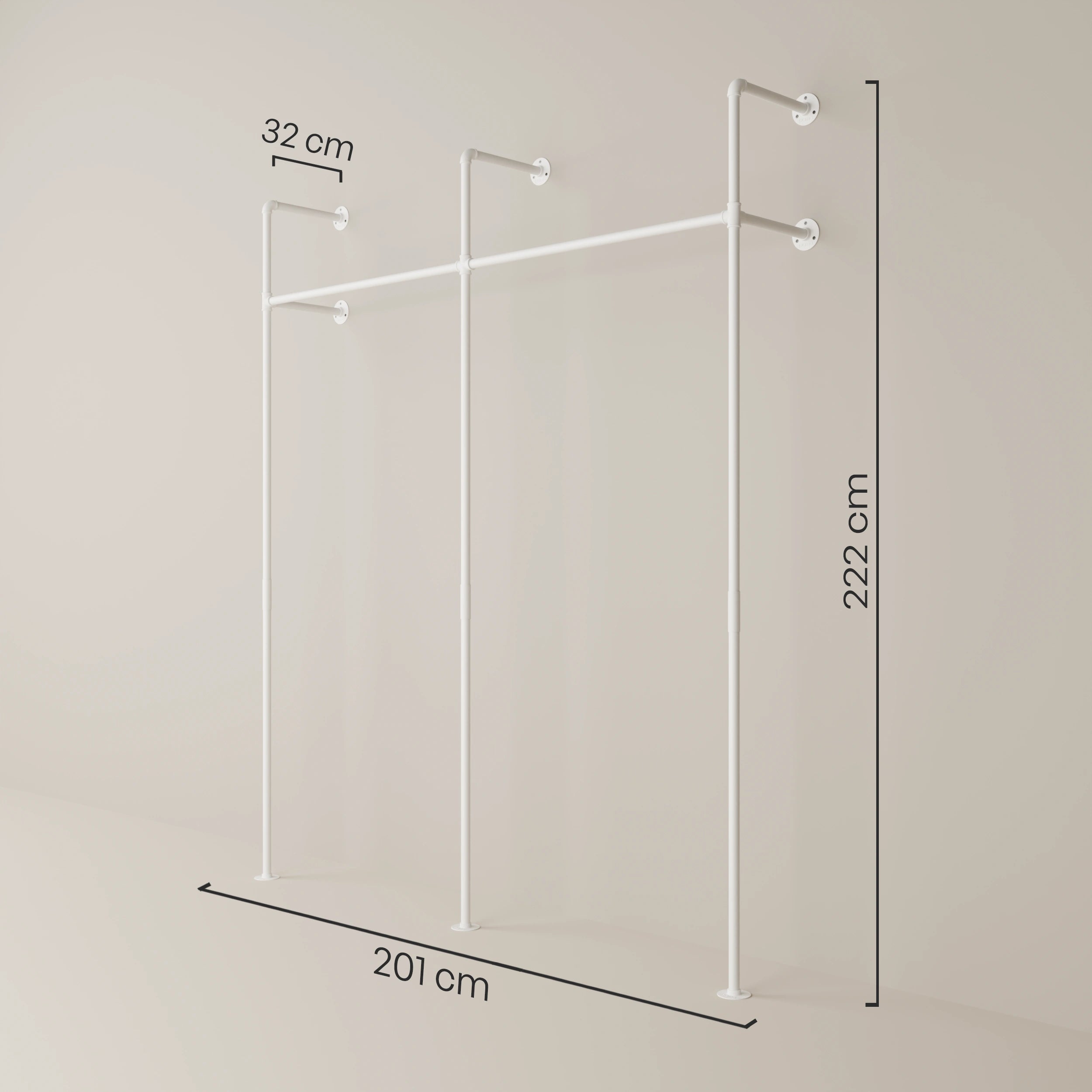 PAMO DESIGN Kleiderstangensystem KIM 2