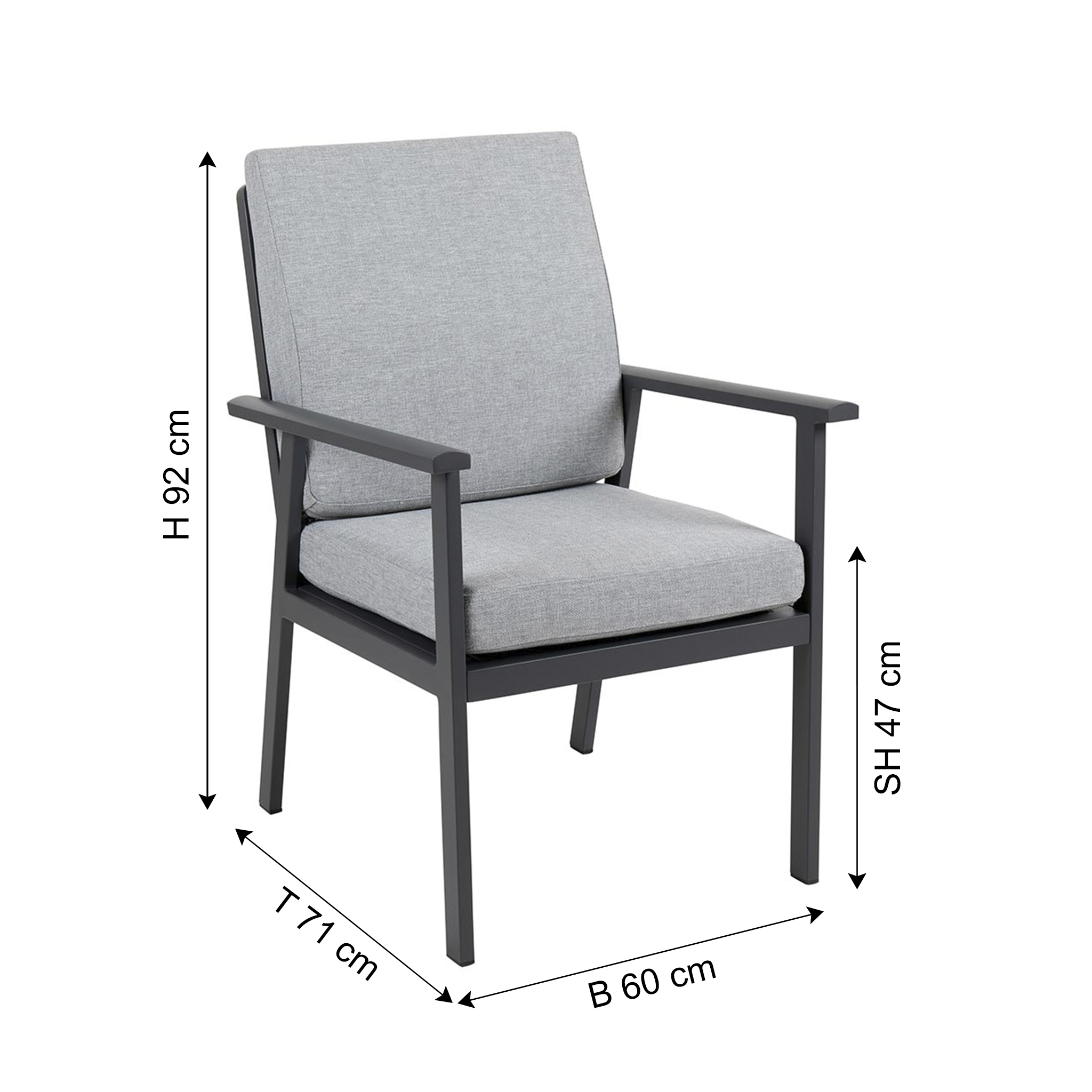 BRAFAB Gartenstuhl SAMVARO