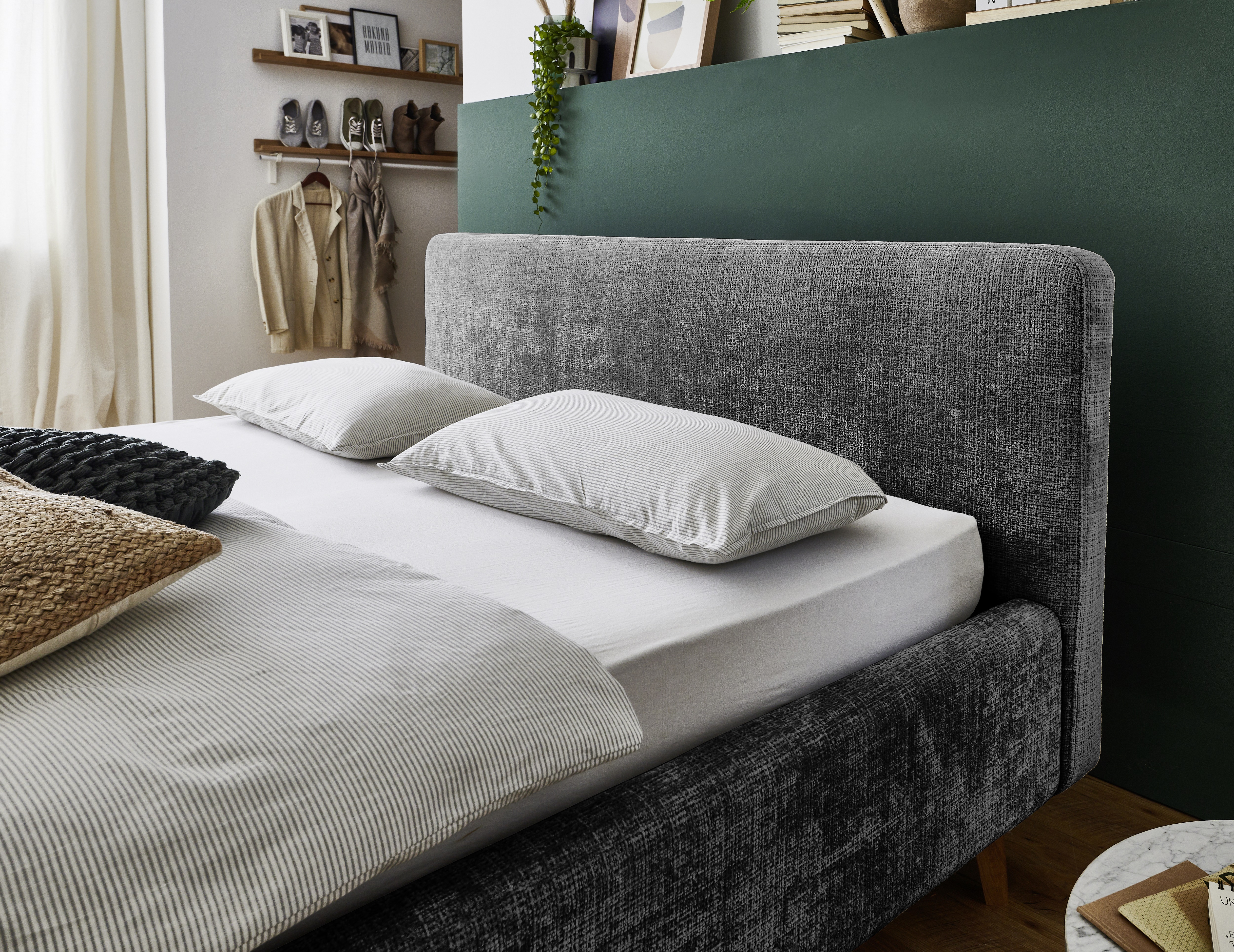 Meise upholstered bed MATTIS with bed box