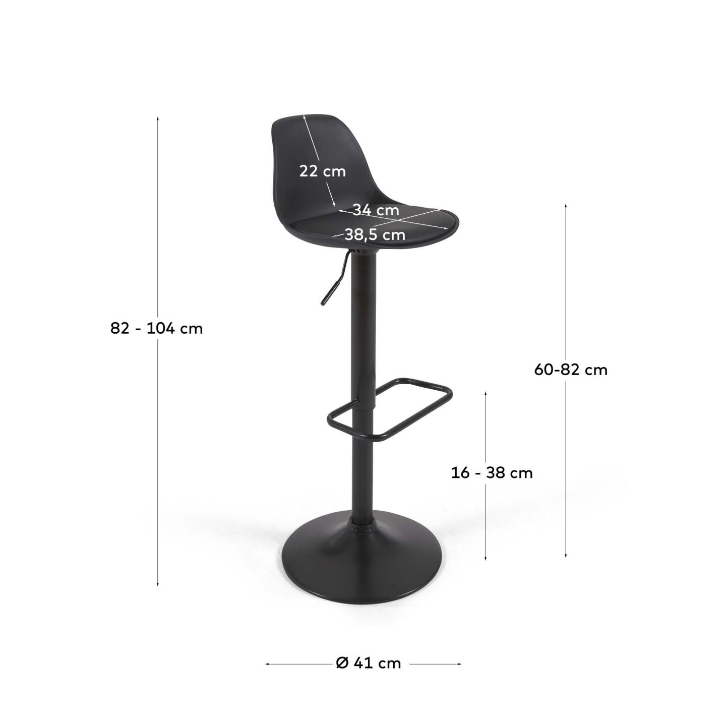 Kave Home ORLANDO-T Bar Stool