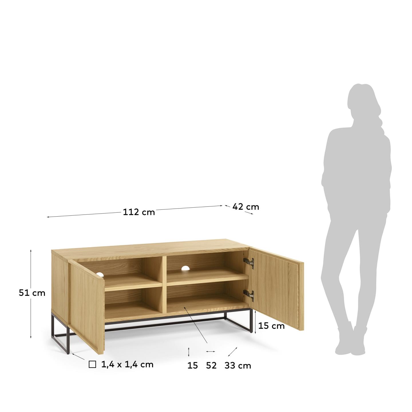 KAVE HOME Lowboard TAIANA