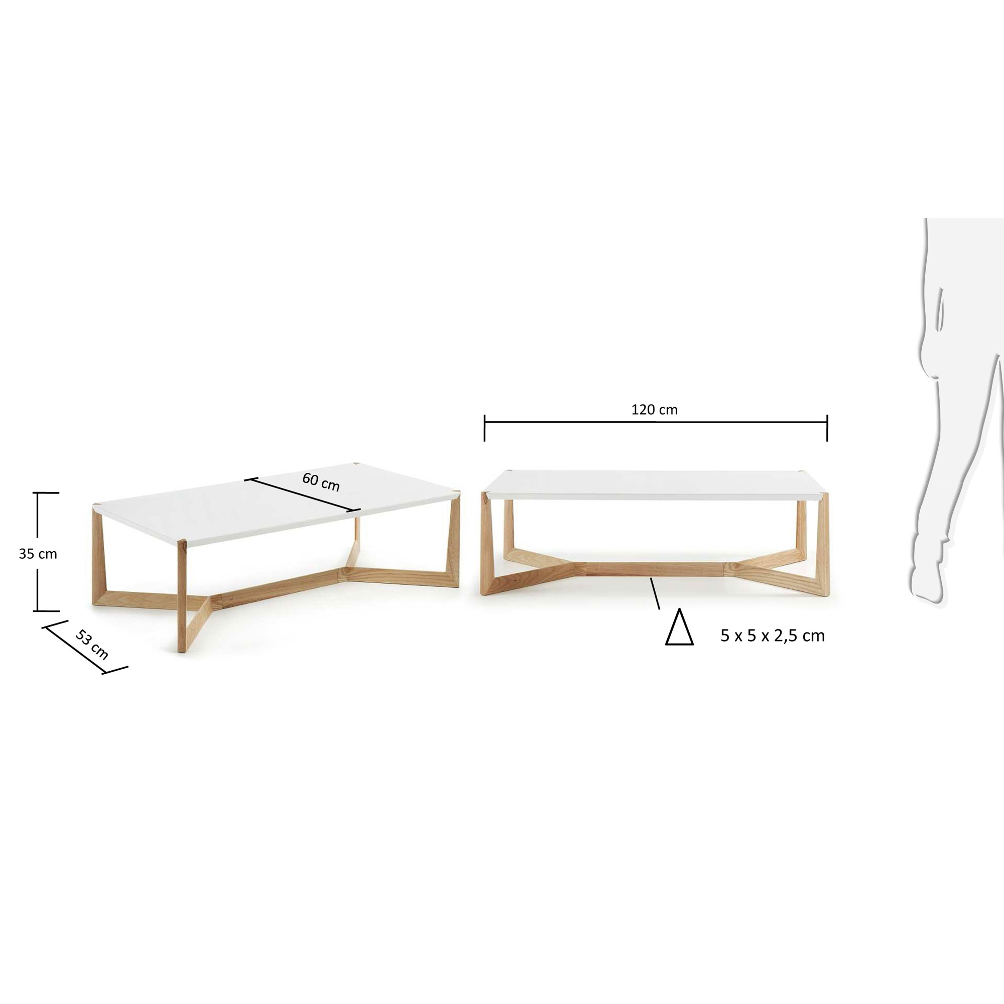 KAVE HOME Couchtisch QUATRO KAVE HOME Couchtisch QUATRO