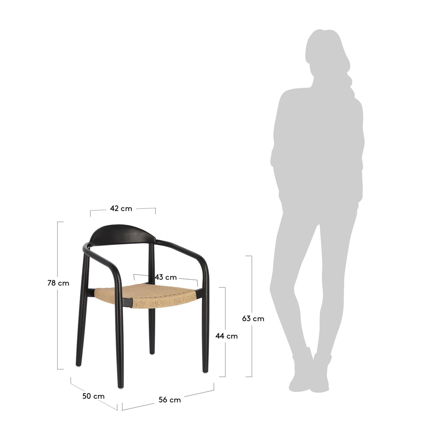 KAVE HOME Chaise NINA