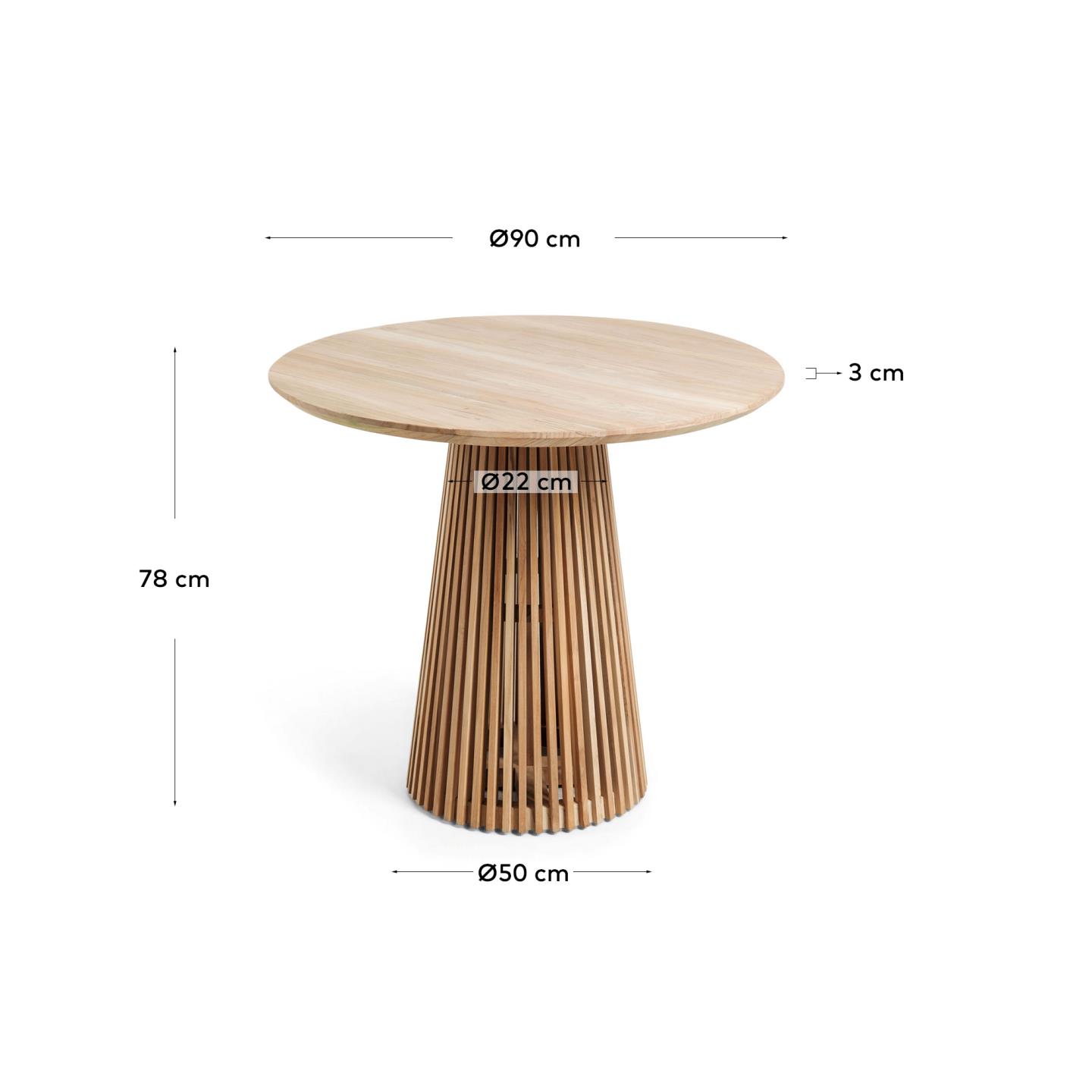 KAVE HOME Esstisch JEANETTE KAVE HOME Tisch JEANETTE