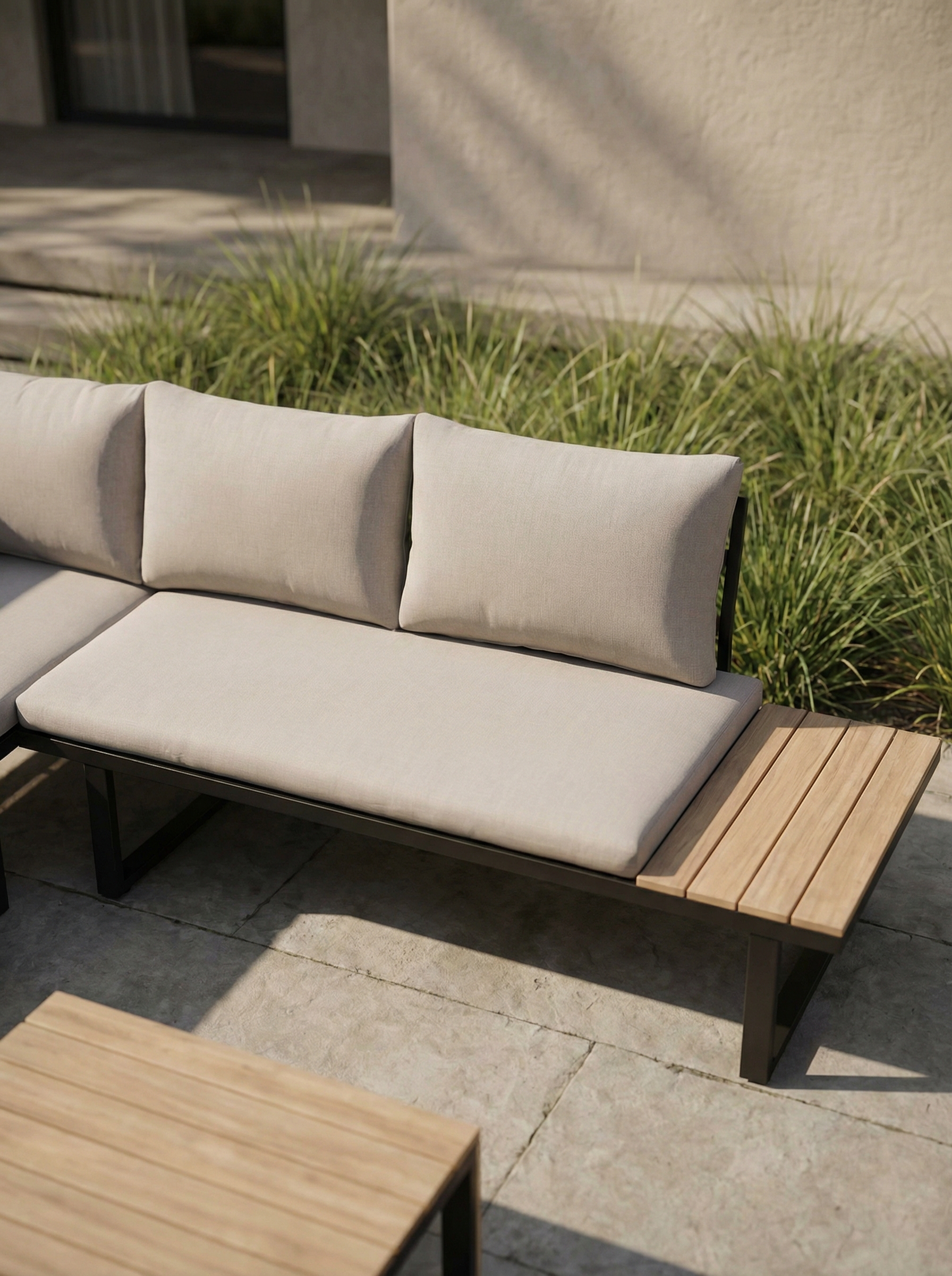 FAEE Ensemble de salon de jardin LEROS