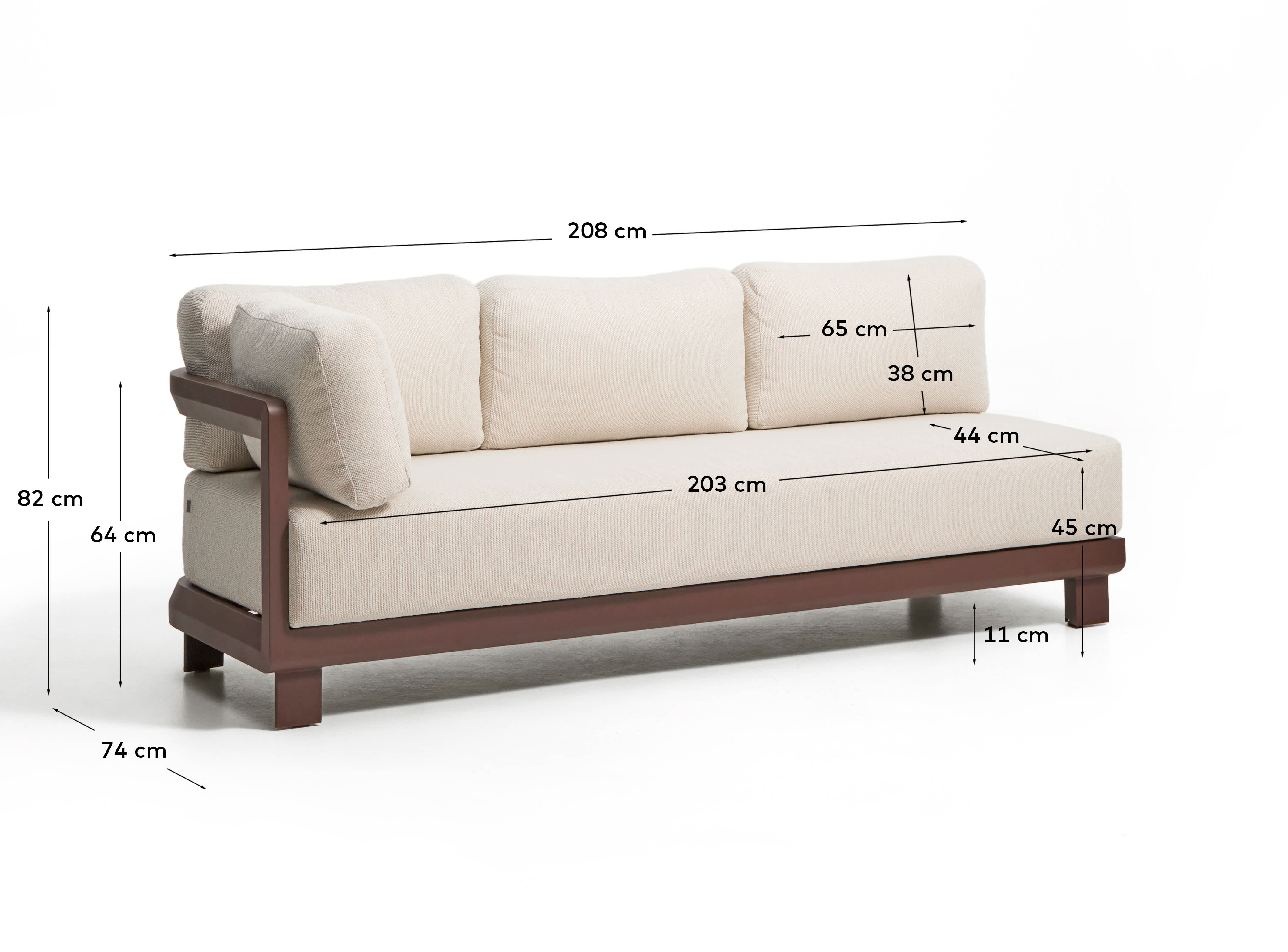 KAVE HOME Gartensofa NERANO