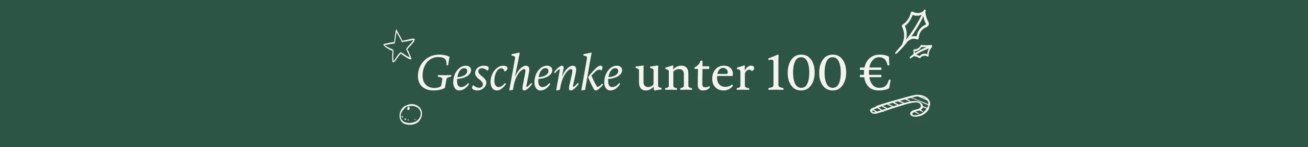 Geschenke unter 100 €