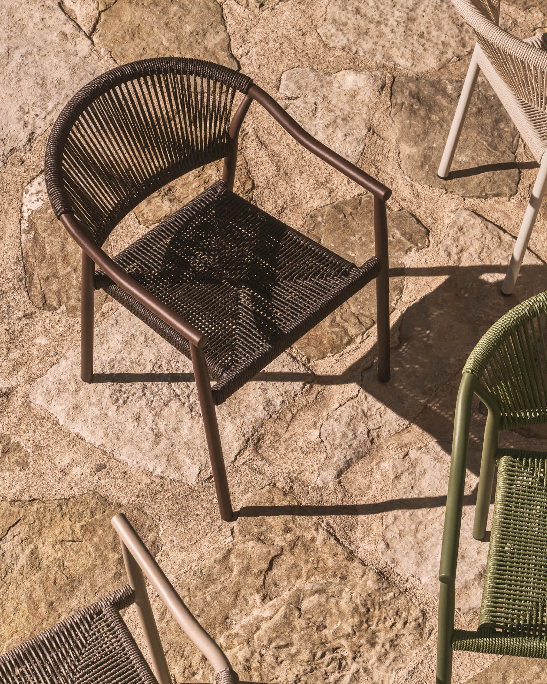 KAVE HOME Chaise de jardin LIVADIA