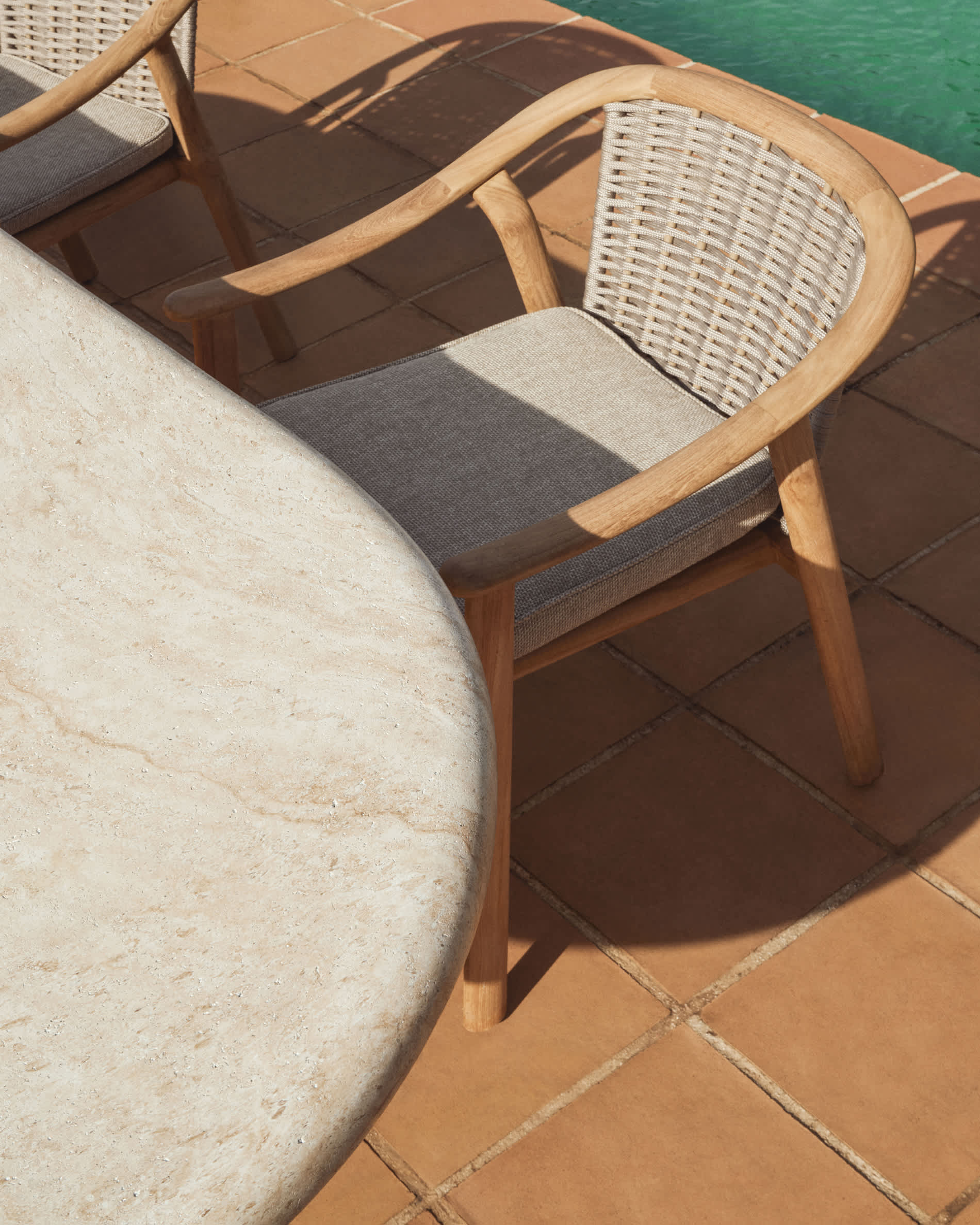 KAVE HOME Chaise de jardin ELUNDA