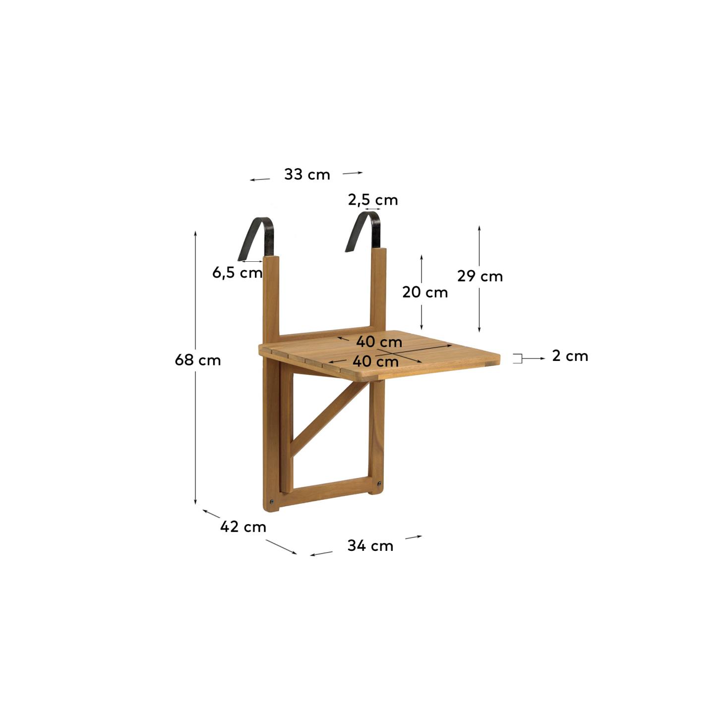 KAVE HOME Table d'appoint Outdoor AMARILIS