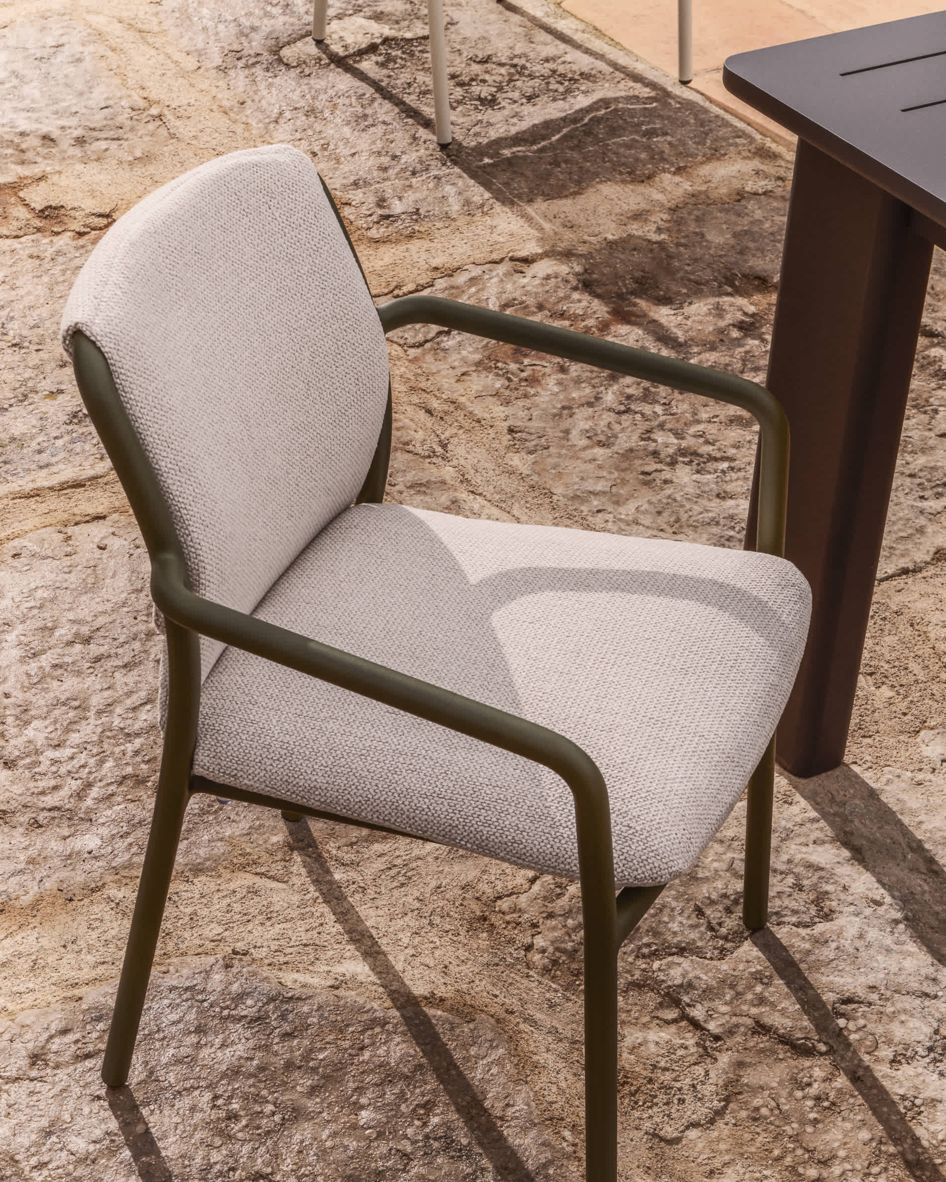 KAVE HOME Chaise de jardin LINOSA