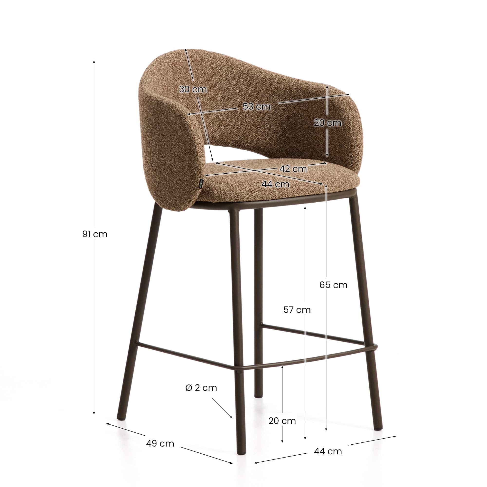 KAVE HOME Barhocker MAINA