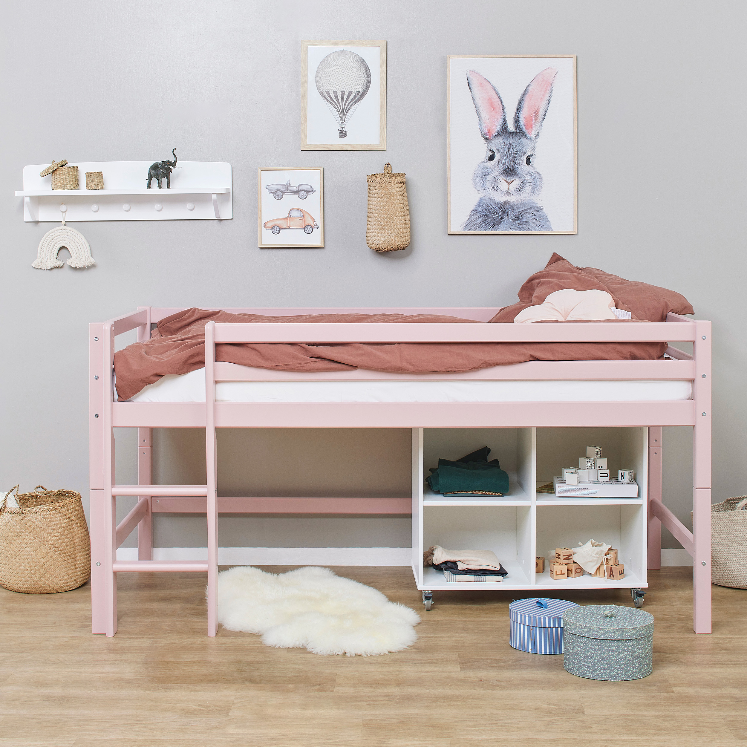 HOPPEKIDS ECO DREAM half loft bed