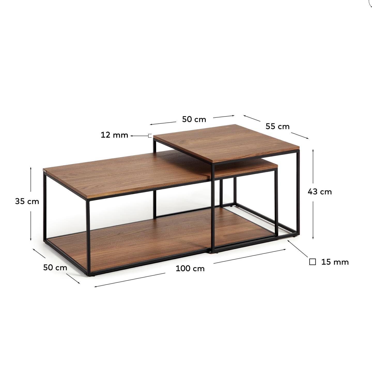 KAVE HOME Couchtisch-Set YOANA KAVE HOME Couchtisch-Set YOANA