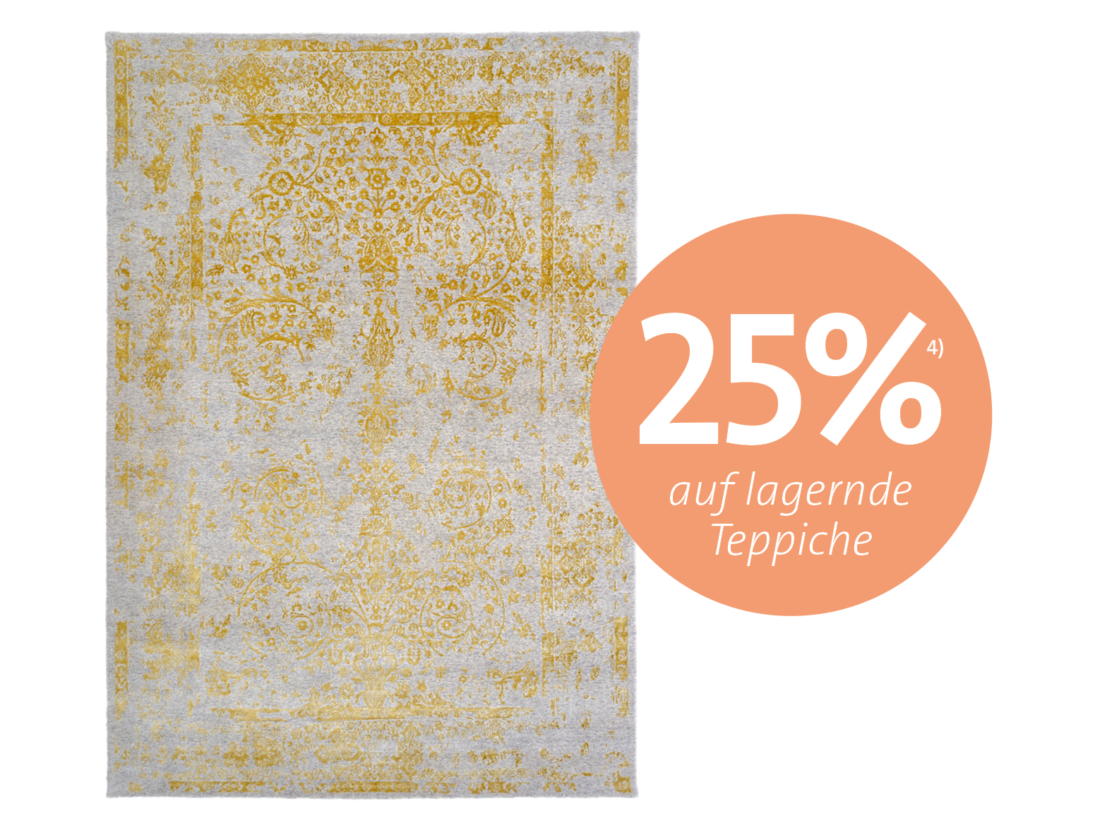 25 % auf lagernde Teppiche sparen