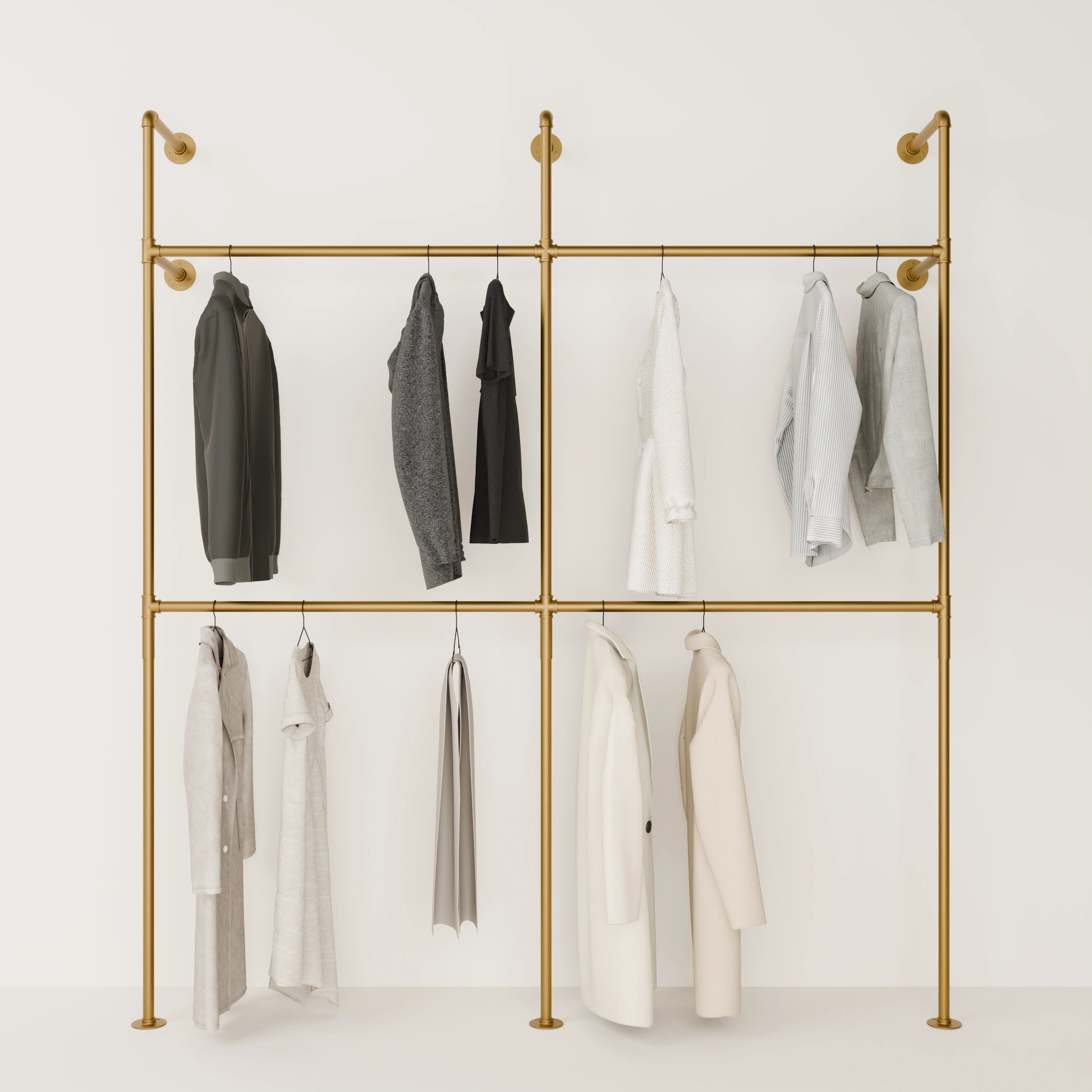 Système de tringle à vêtements PAMO KIM DOUBLE 2