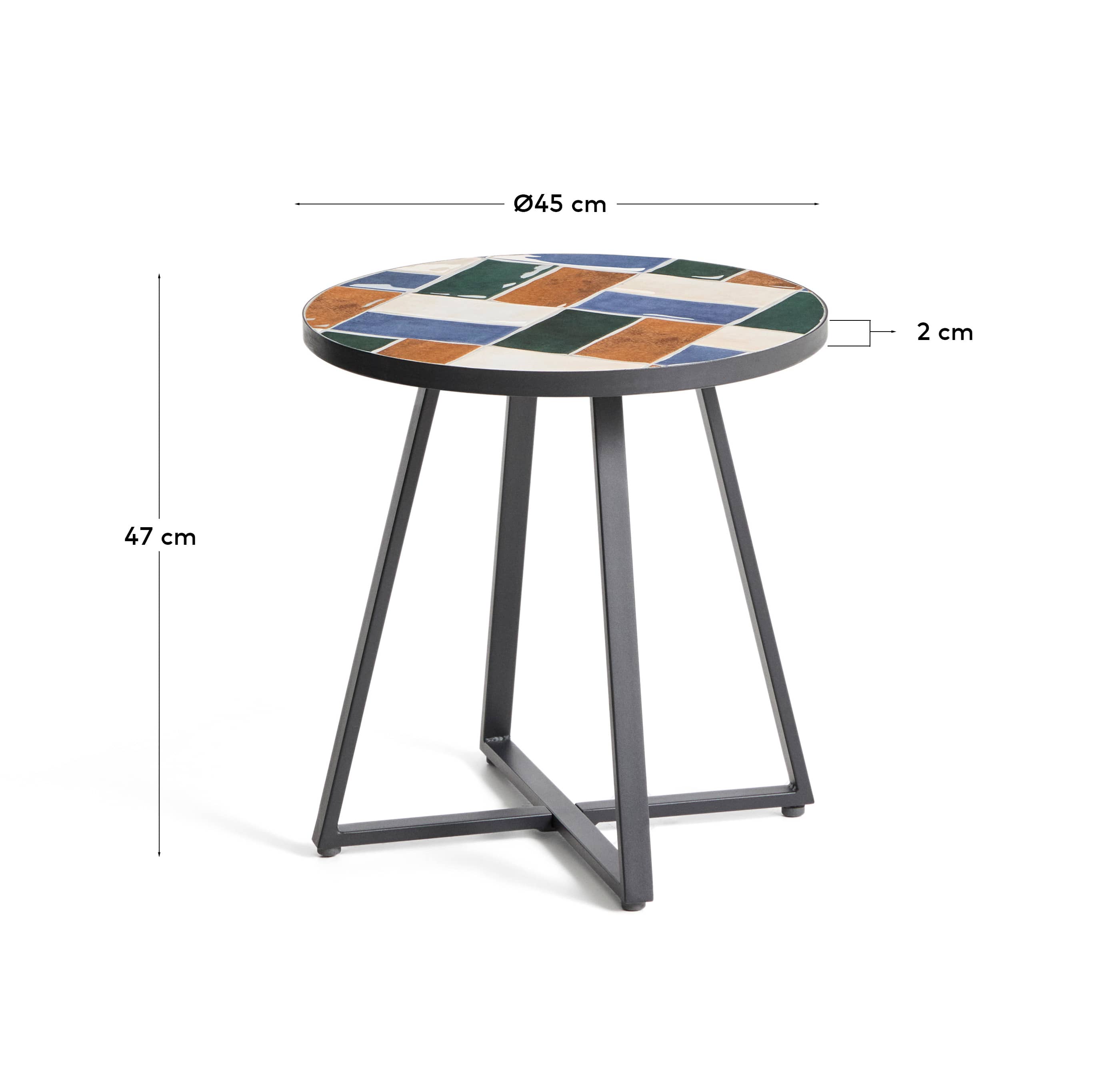 KAVE HOME Beistelltisch Outdoor TELLA