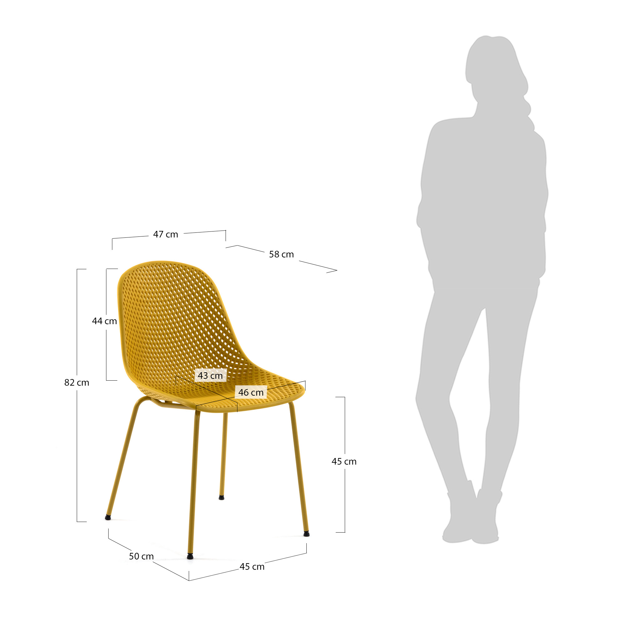 KAVE HOME Gartenstuhl QUINBY KAVE HOME Gartenstuhl QUINBY