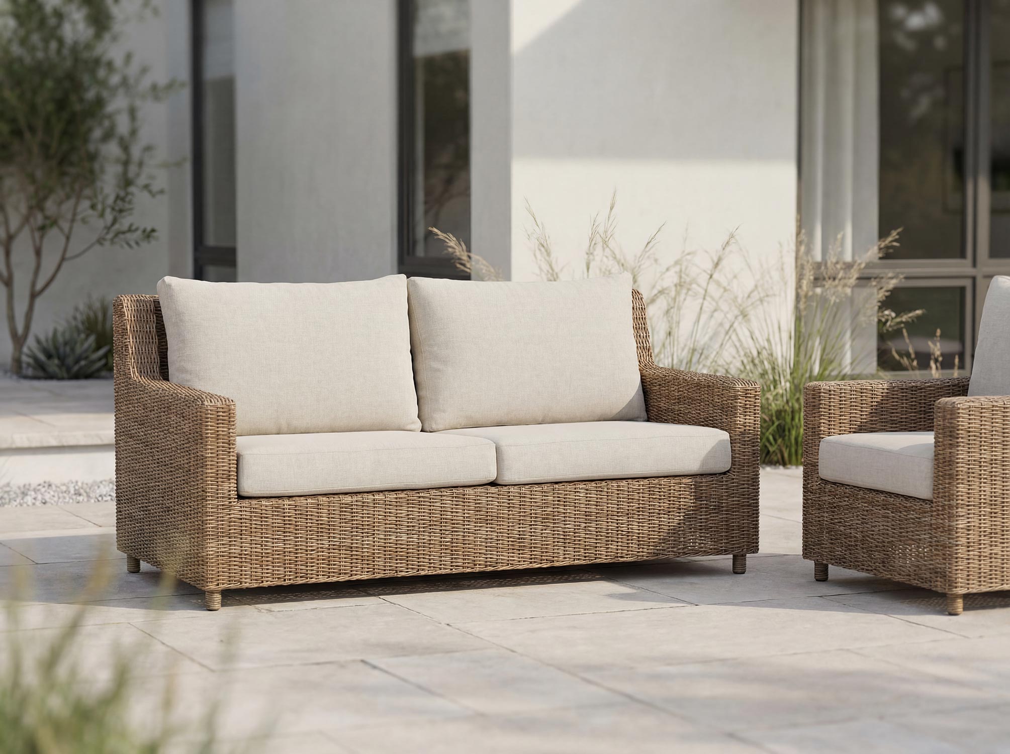 BRAFAB Gartensofa SANDKORN