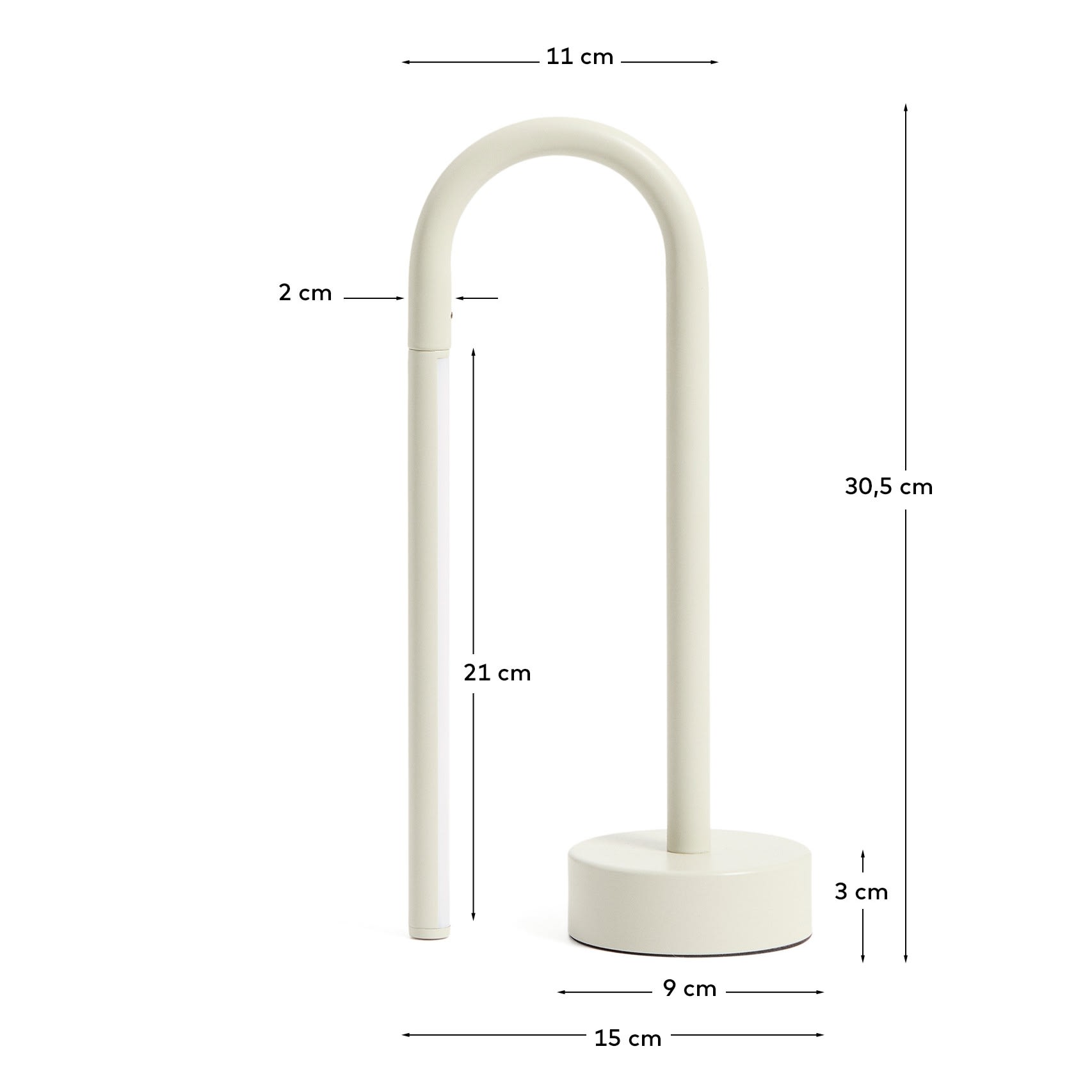 KAVE HOME Tischlampe BOW