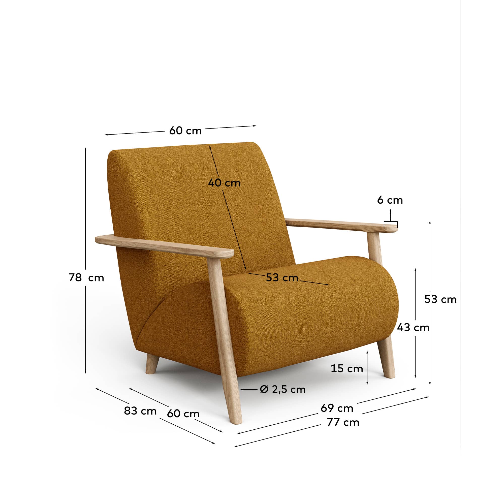 KAVE HOME Sessel MEGHAN