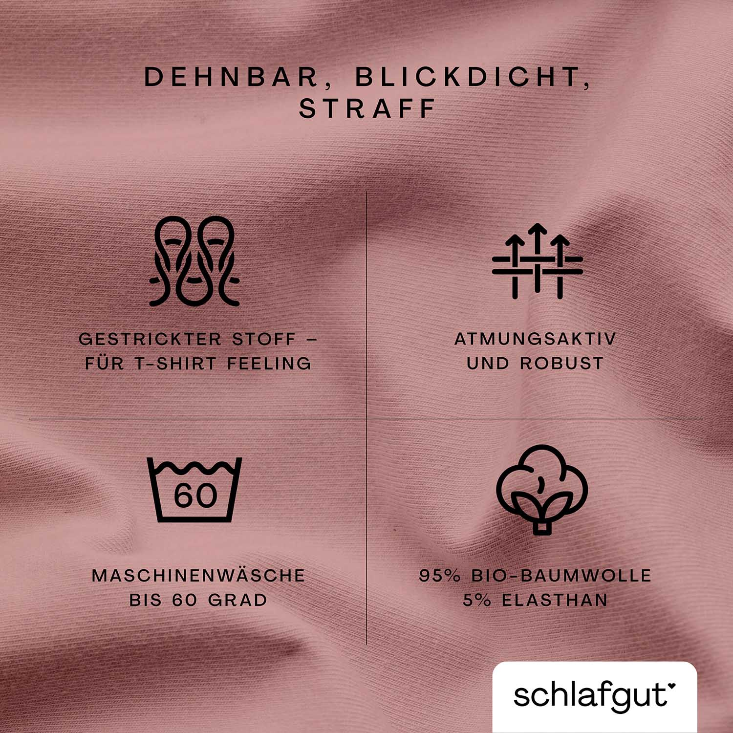 SCHLAFGUT Spannbettlaken PURE
