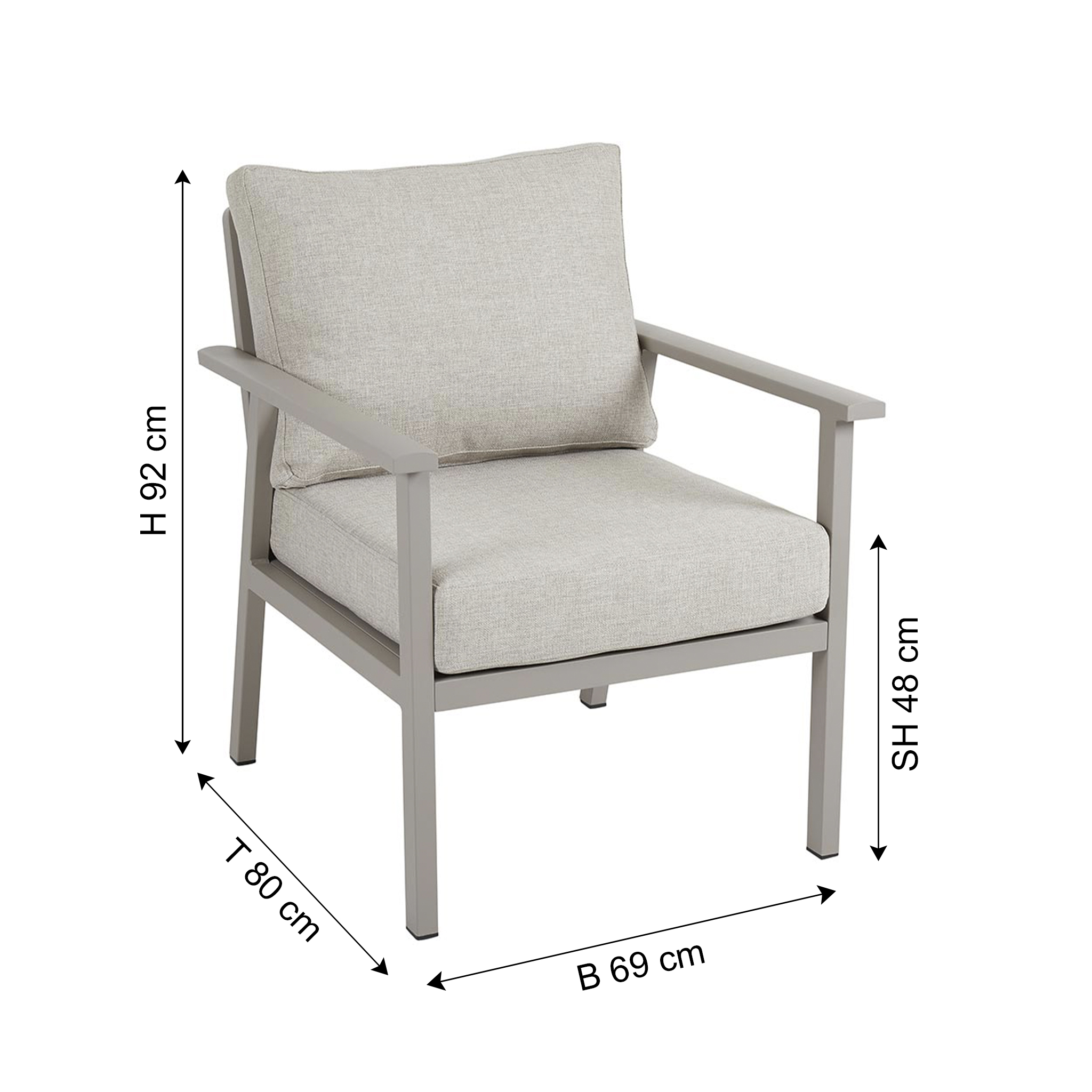 BRAFAB Gartensessel SAMVARO