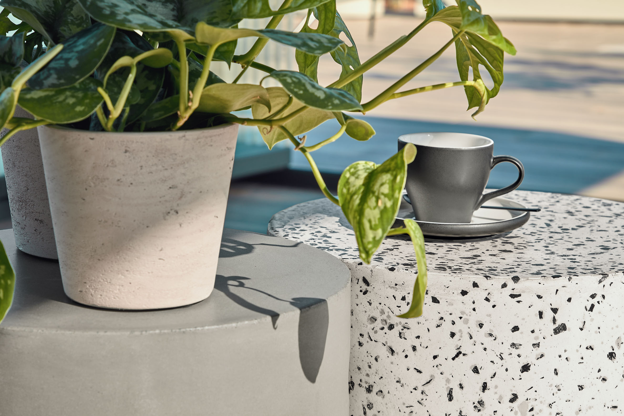 Kave Home JENELL ' Outdoor ' Footstool