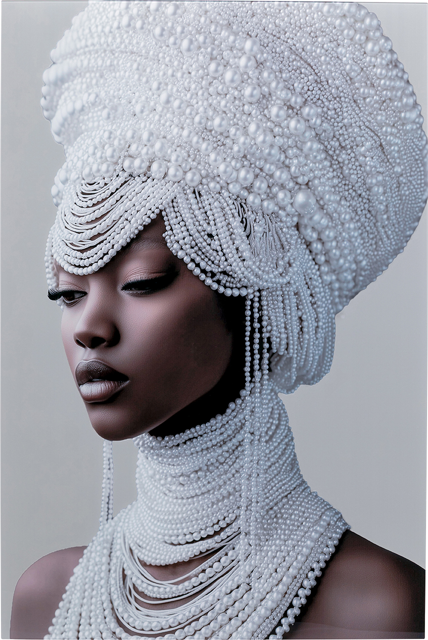 KARE Glasbild SPARKLING LADY