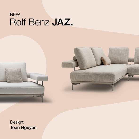 JAZ von ROLF BENZ Detailaufnahme