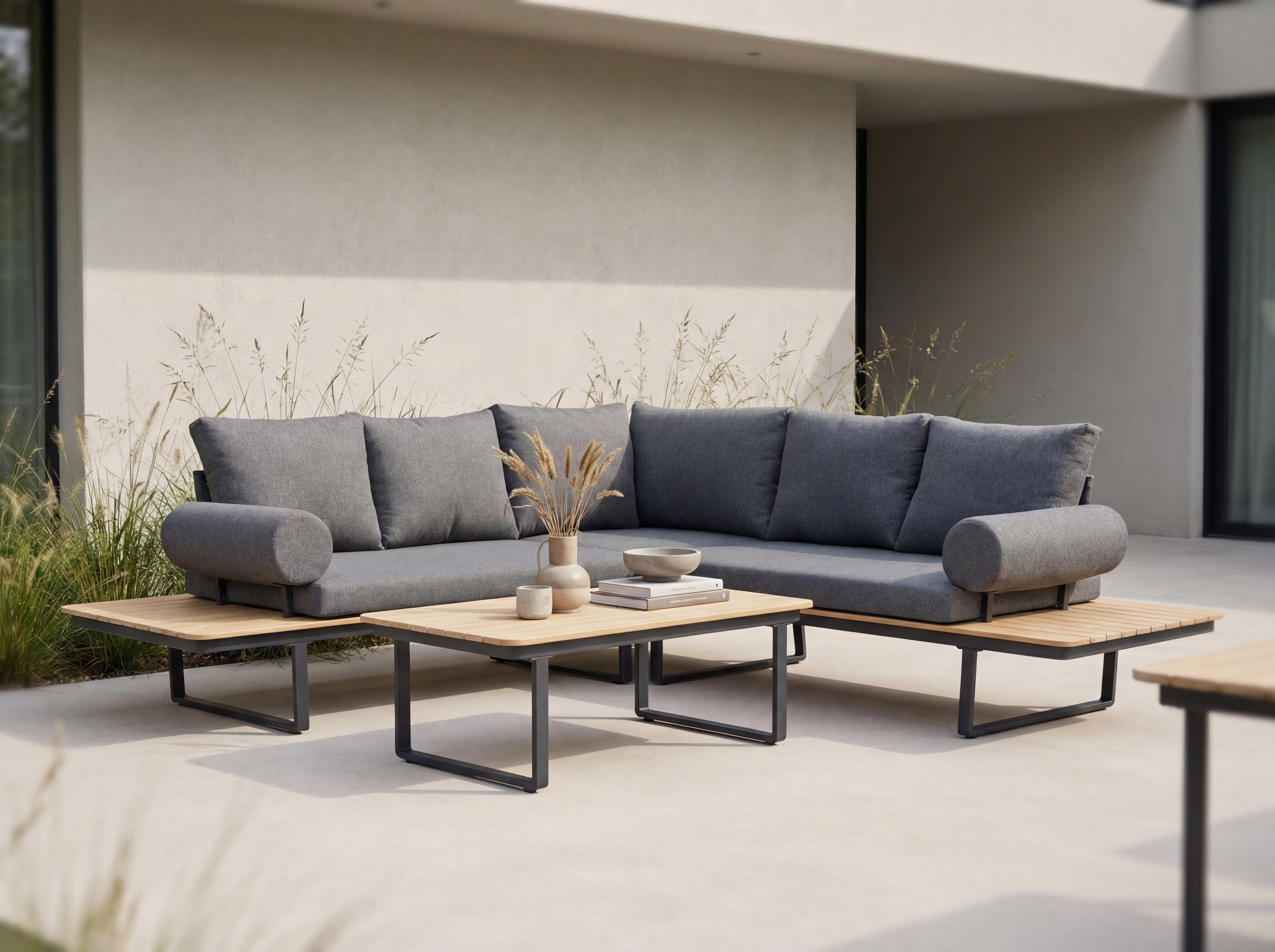 FAEE Ensemble de salon de jardin ANAFI