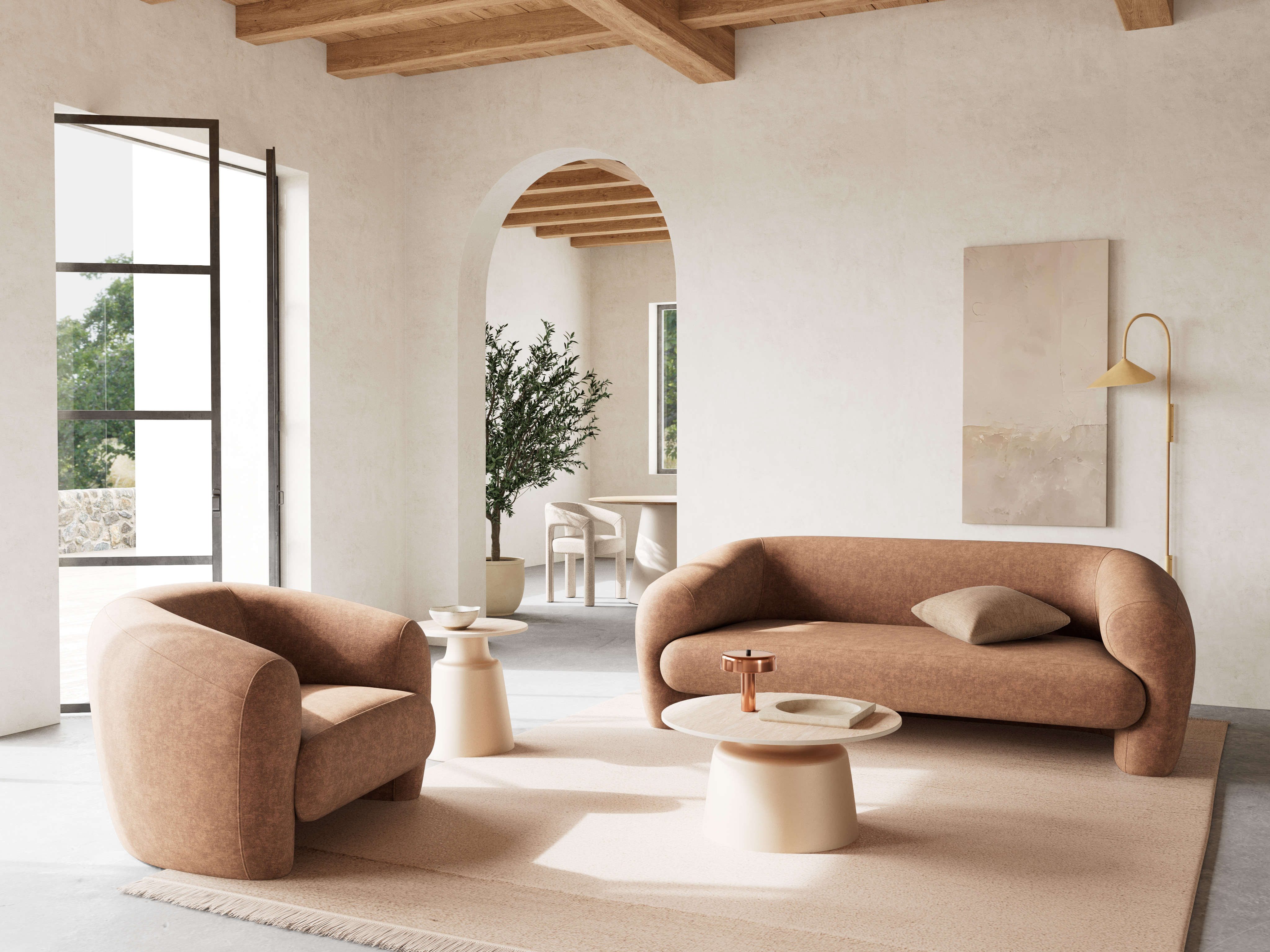 ACTONA Couchtisch SONTORINI