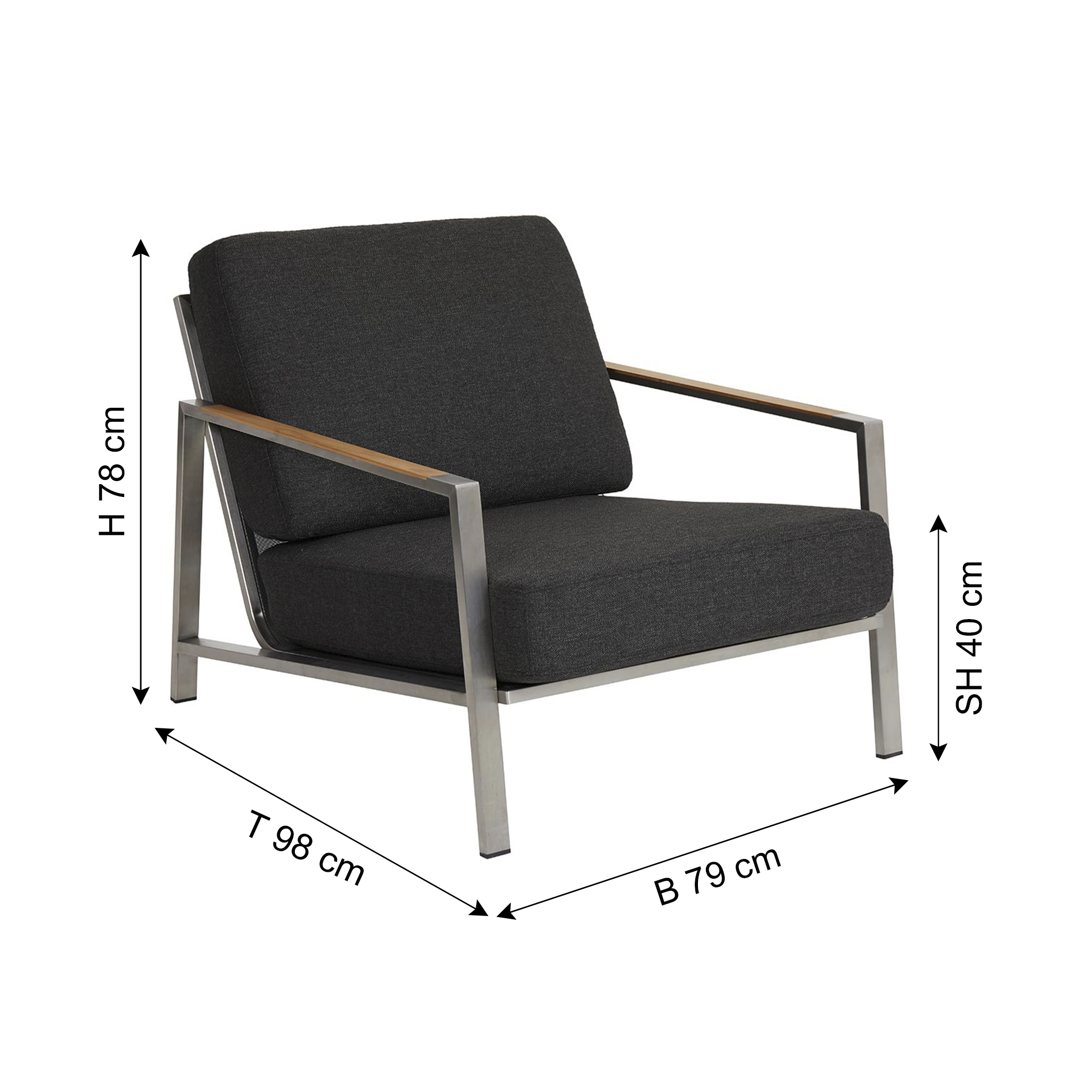 BRAFAB Gartensessel NAOS