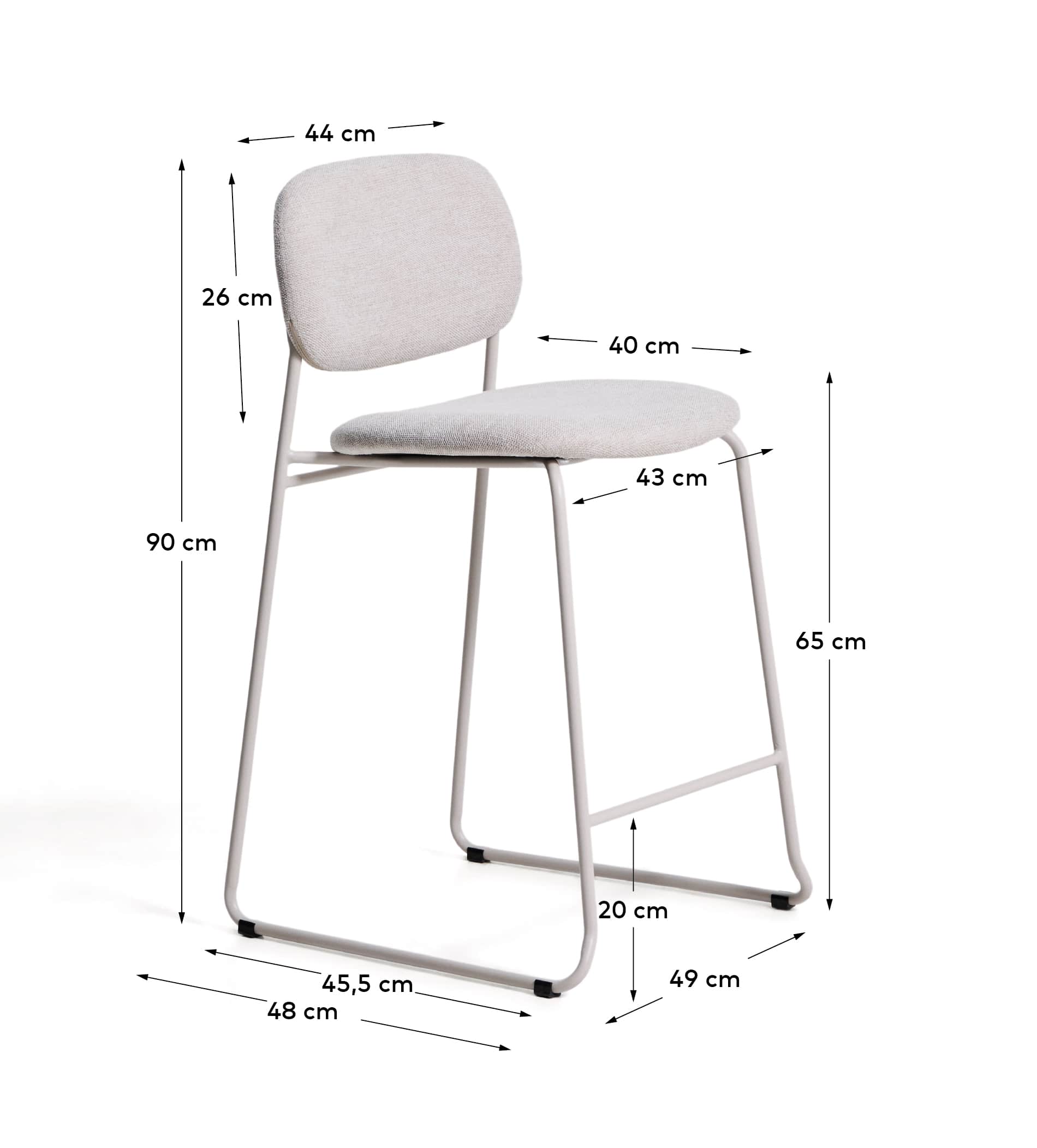 Kave Home MELI bar stool