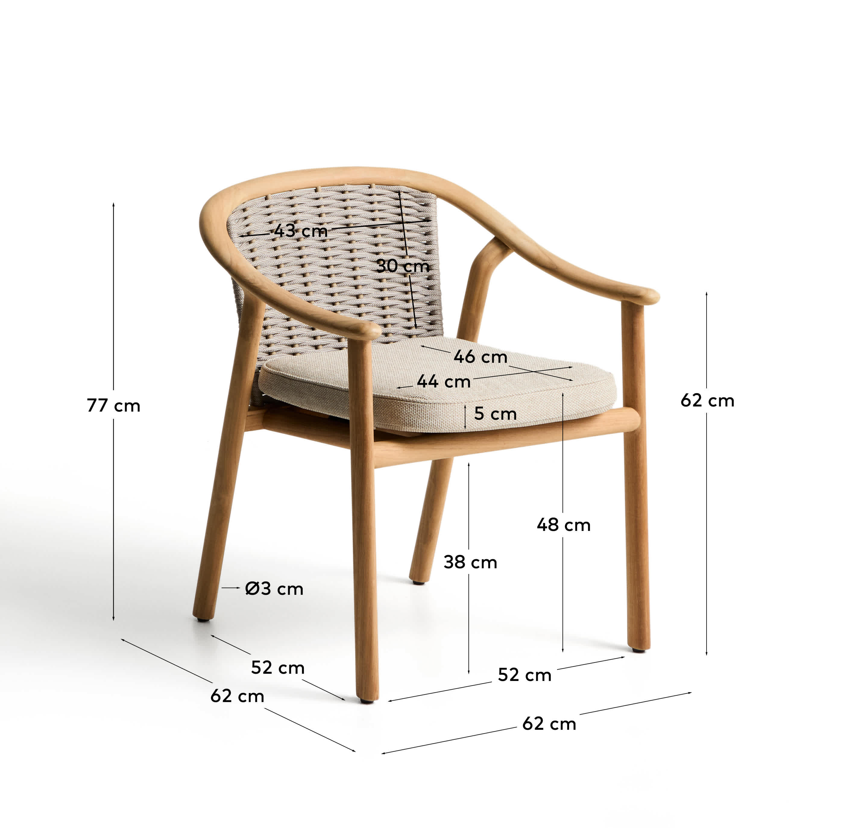Kave Home ELUNDA Garden Chair