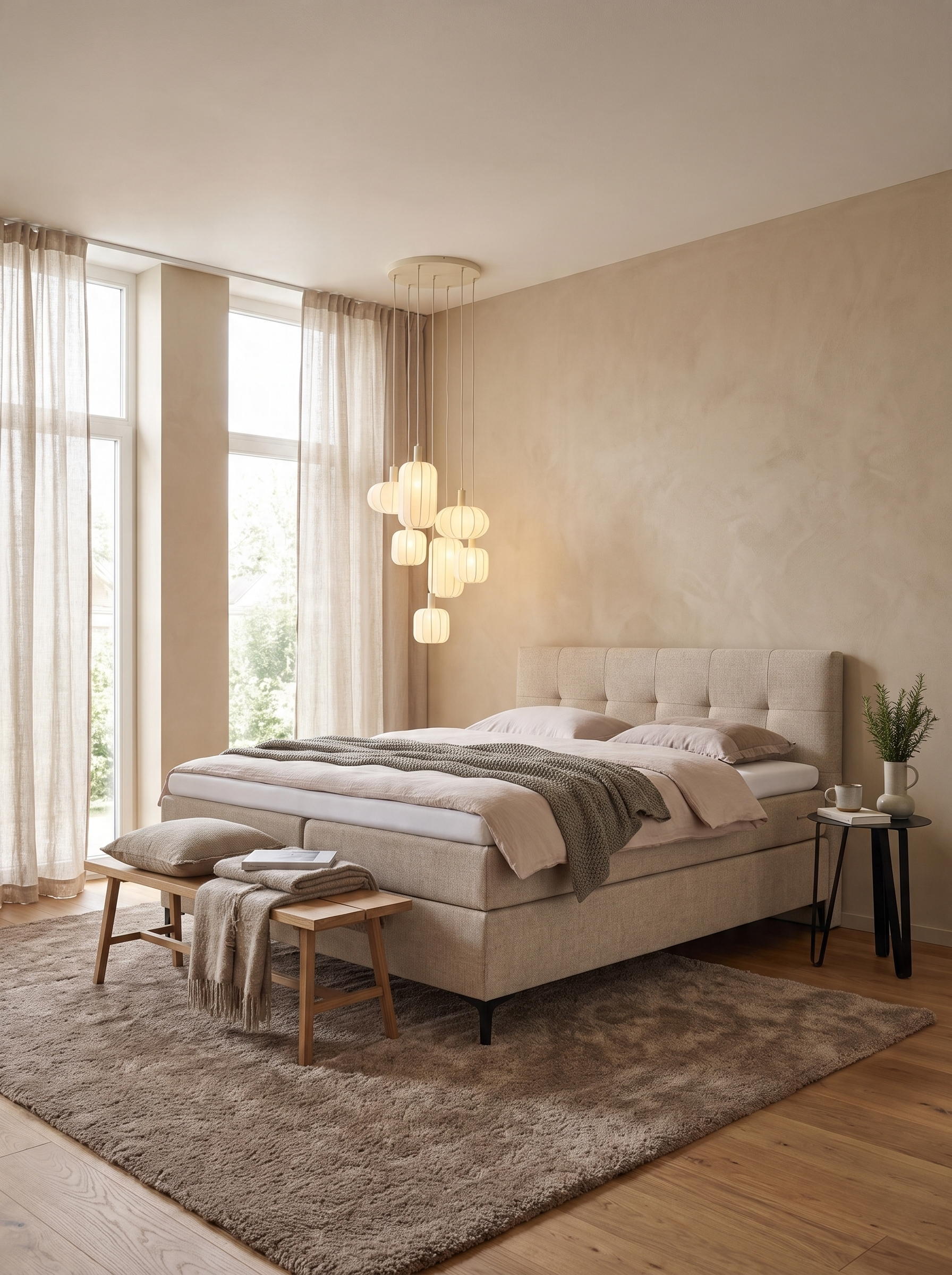 LÜCK Boxspringbett BLOCK