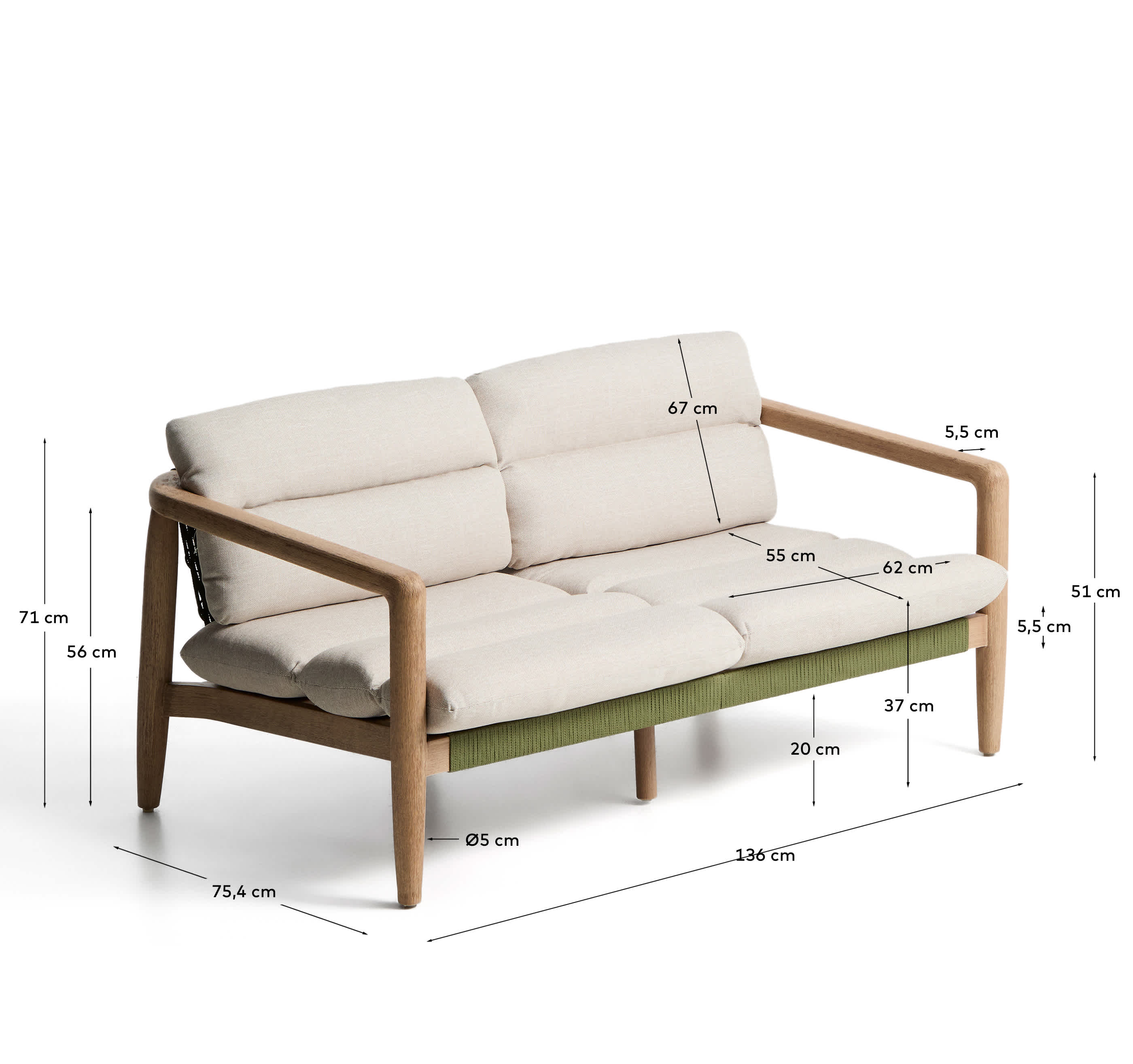 KAVE HOME Gartensofa MENFI