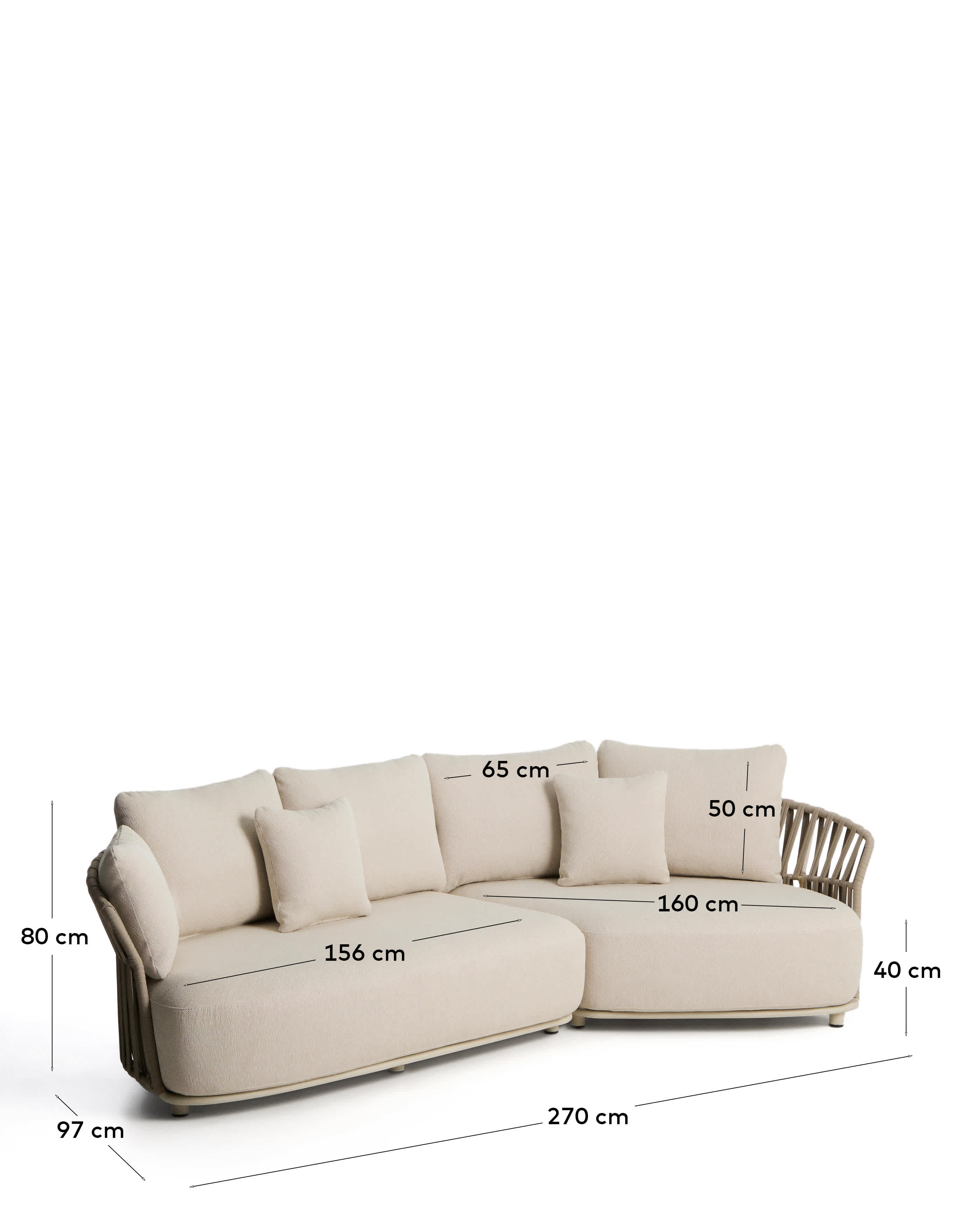 KAVE HOME Gartensofa OSANI