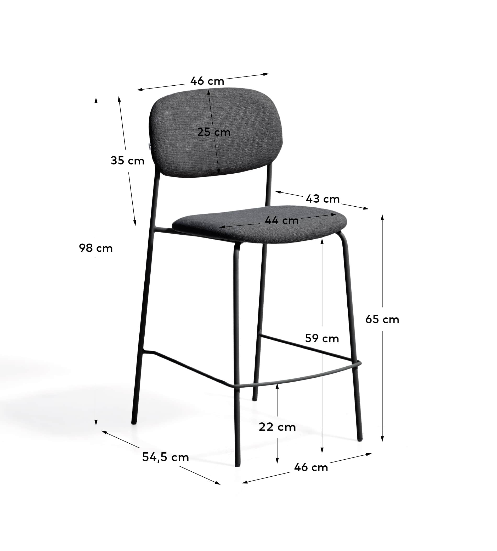 Kave Home MELI bar stool