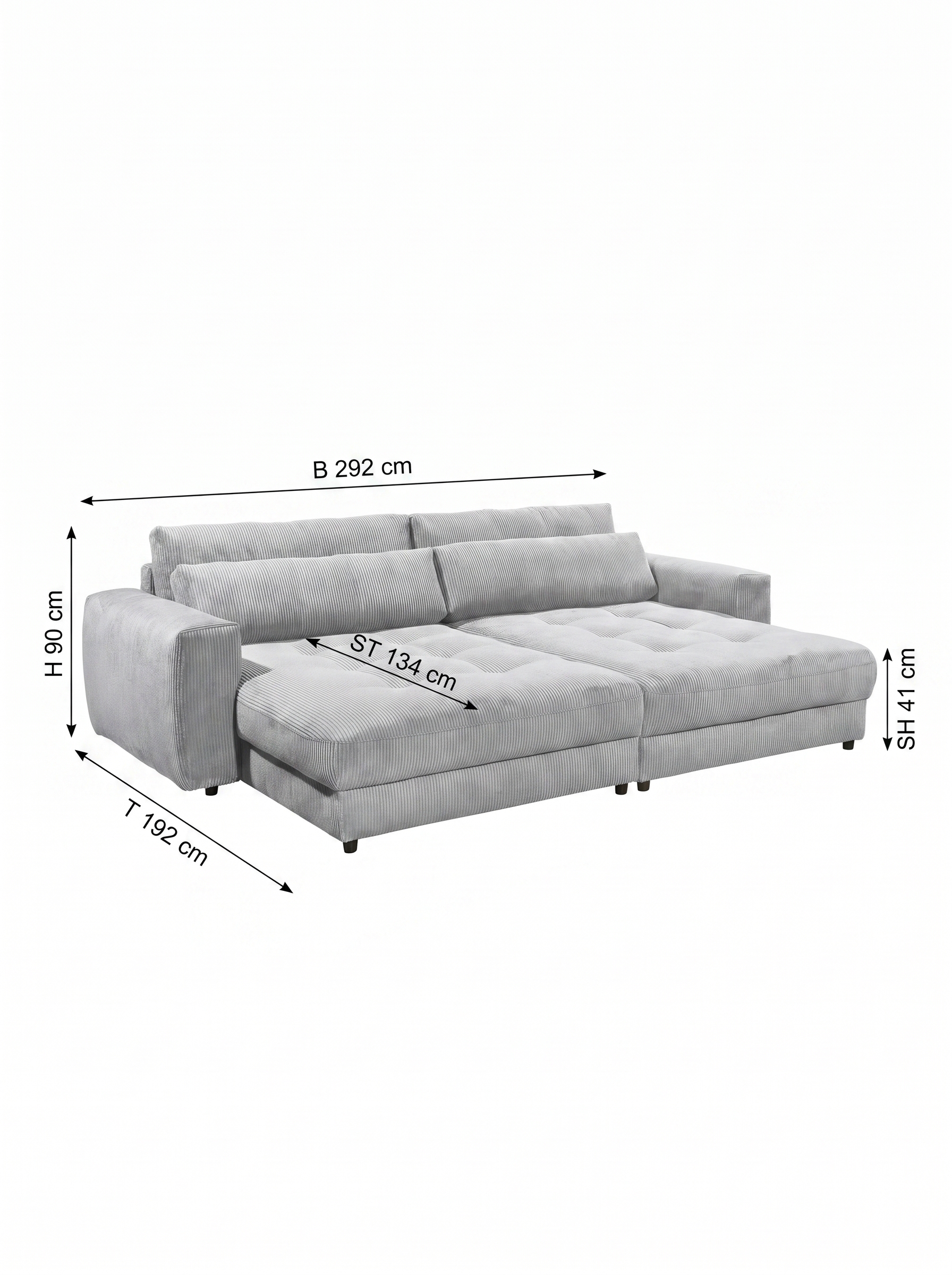 ED Lifestyle Méga-canapé BARURA