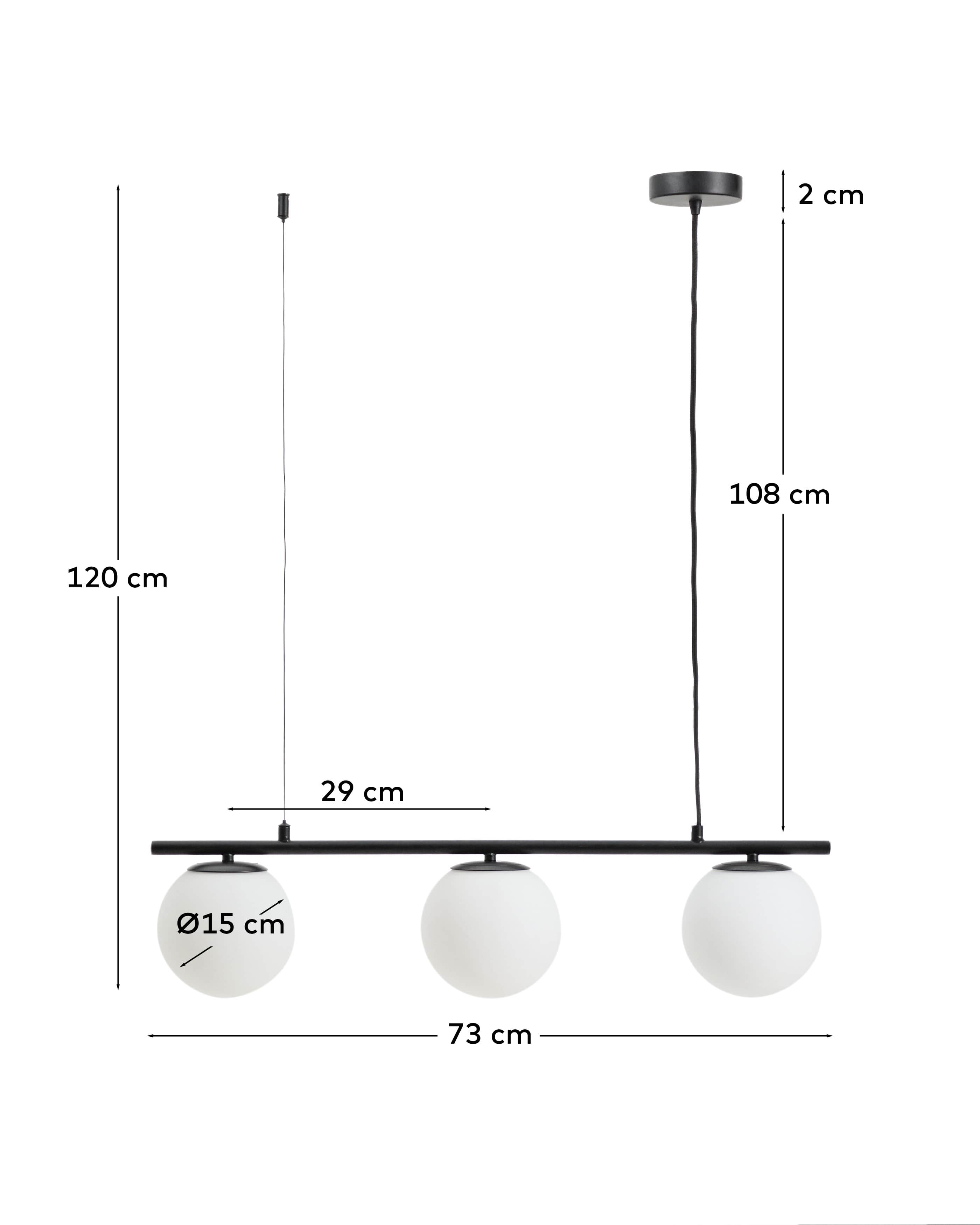 KAVE HOME Deckenleuchte BRISIA