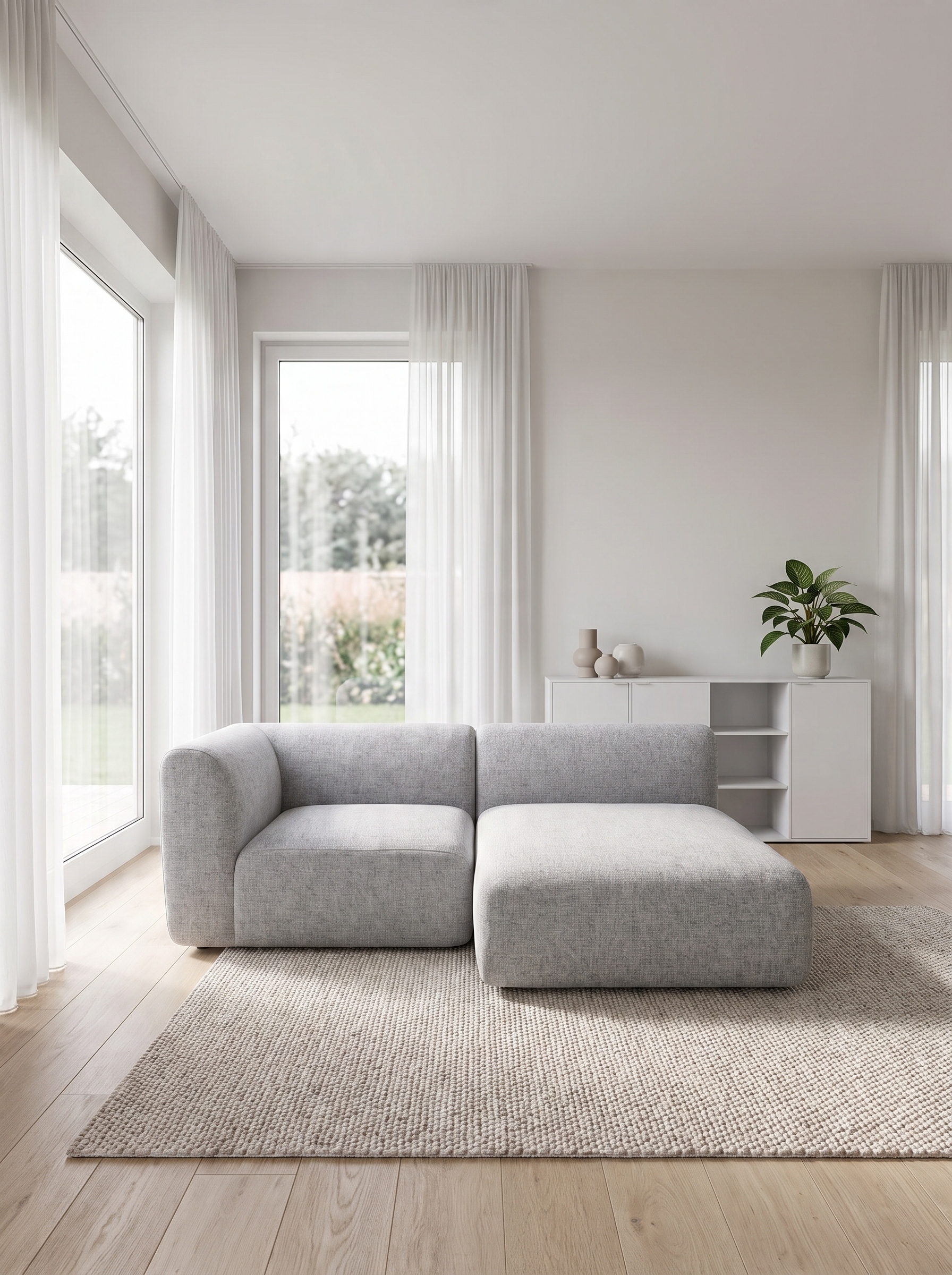 Faee Canapé d’angle modulaire ELIN