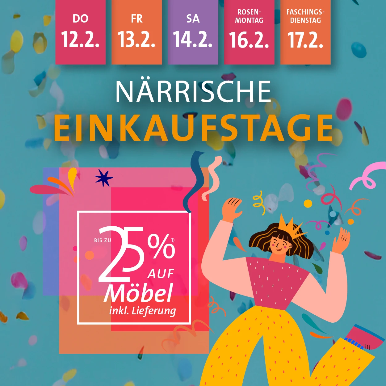 Närrische Einkaufstage