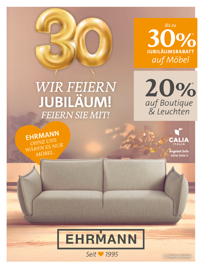 Geburtstagswochen – Prospekt Polster