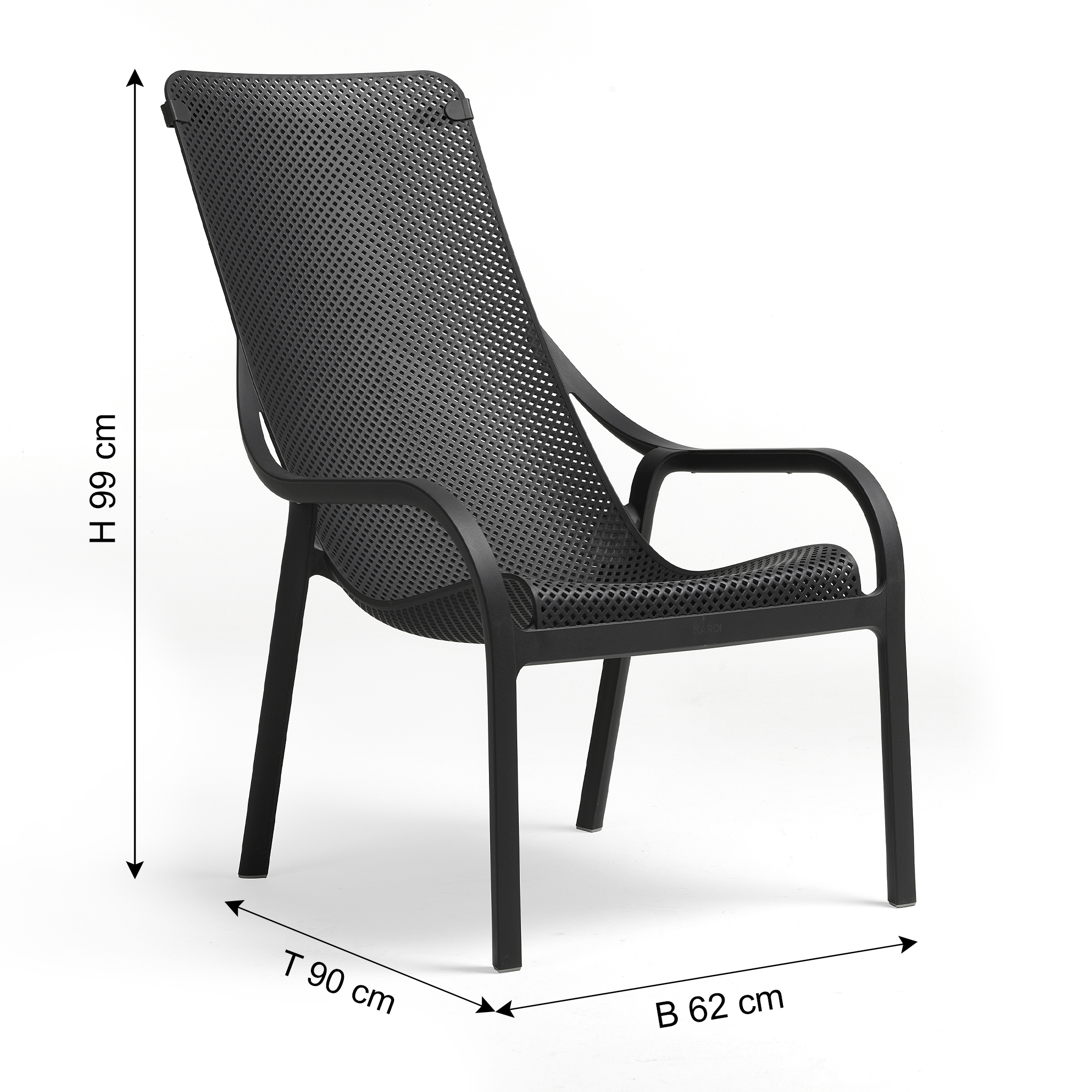 NARDI Fauteuil de jardin NET LOUNGE